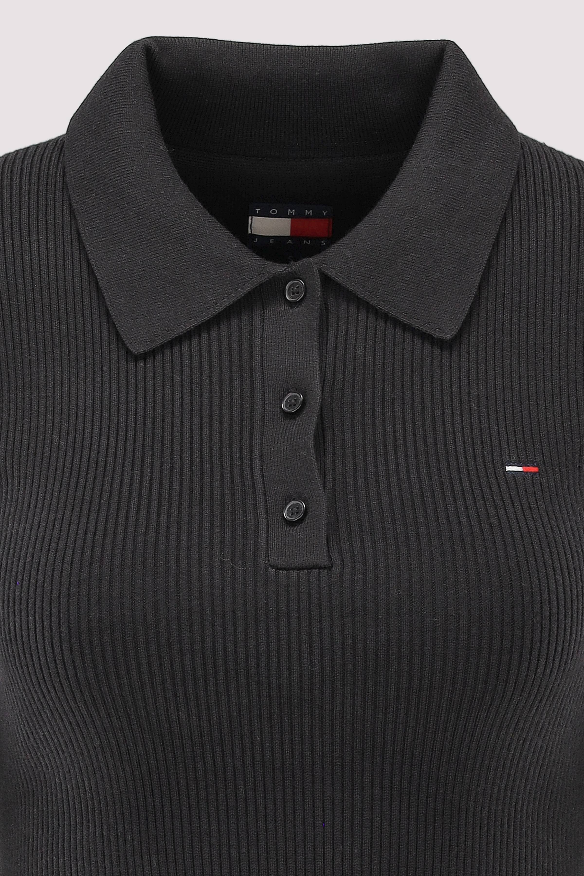 Tommy Jeans - TJW F&F SWEATER POLO MINI DRES