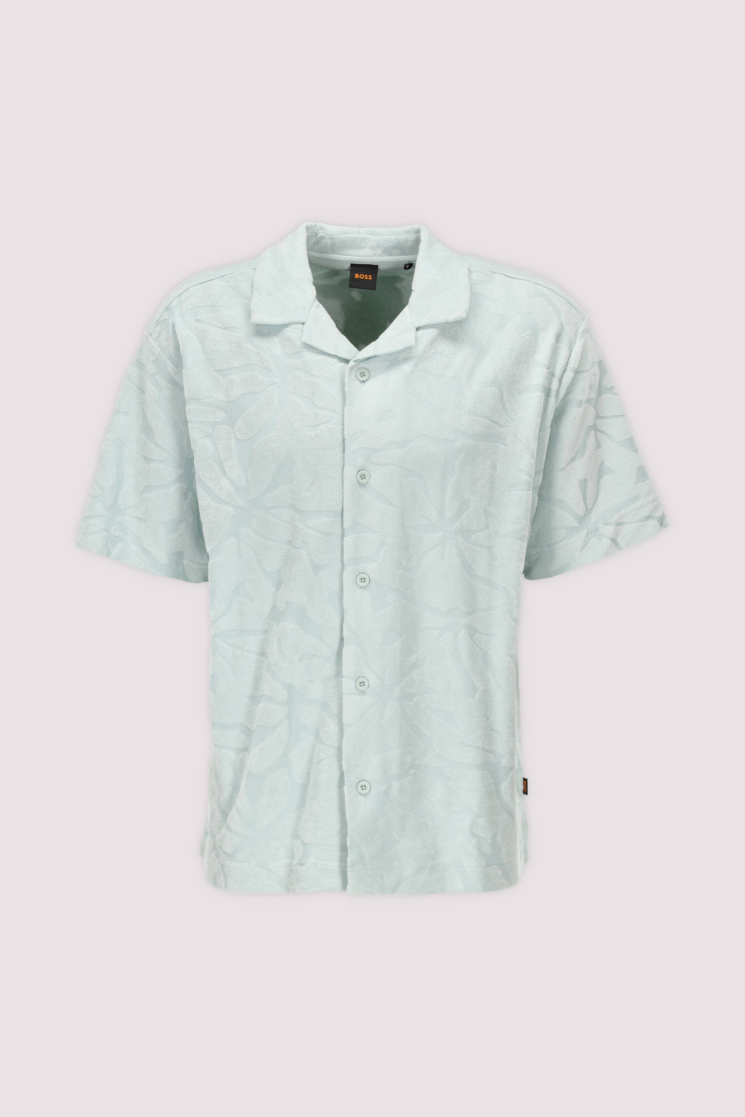 BOSS Kurzarmhemd Türkis-Aqua