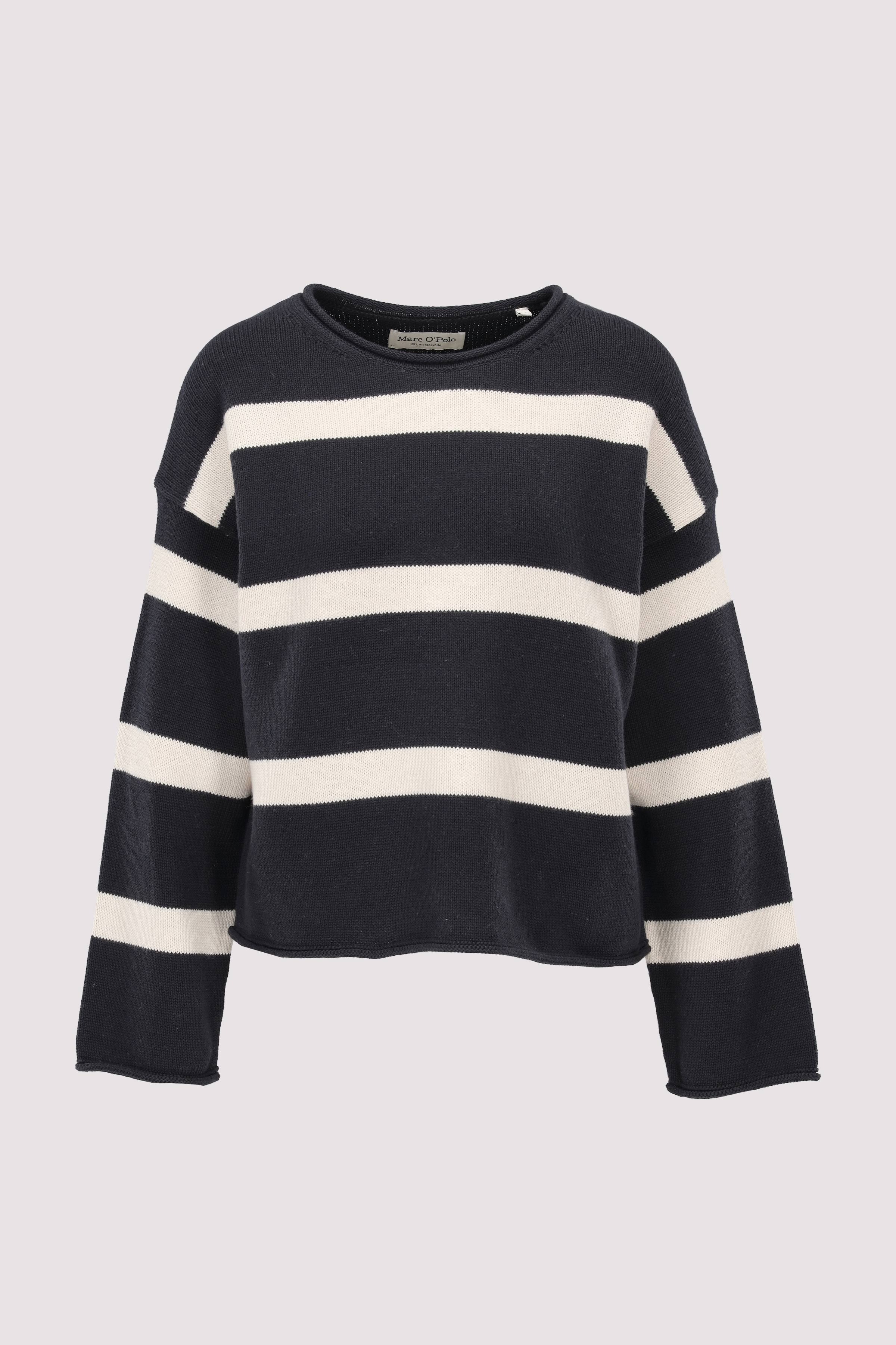 Pullover, longsleeve, boat nec
