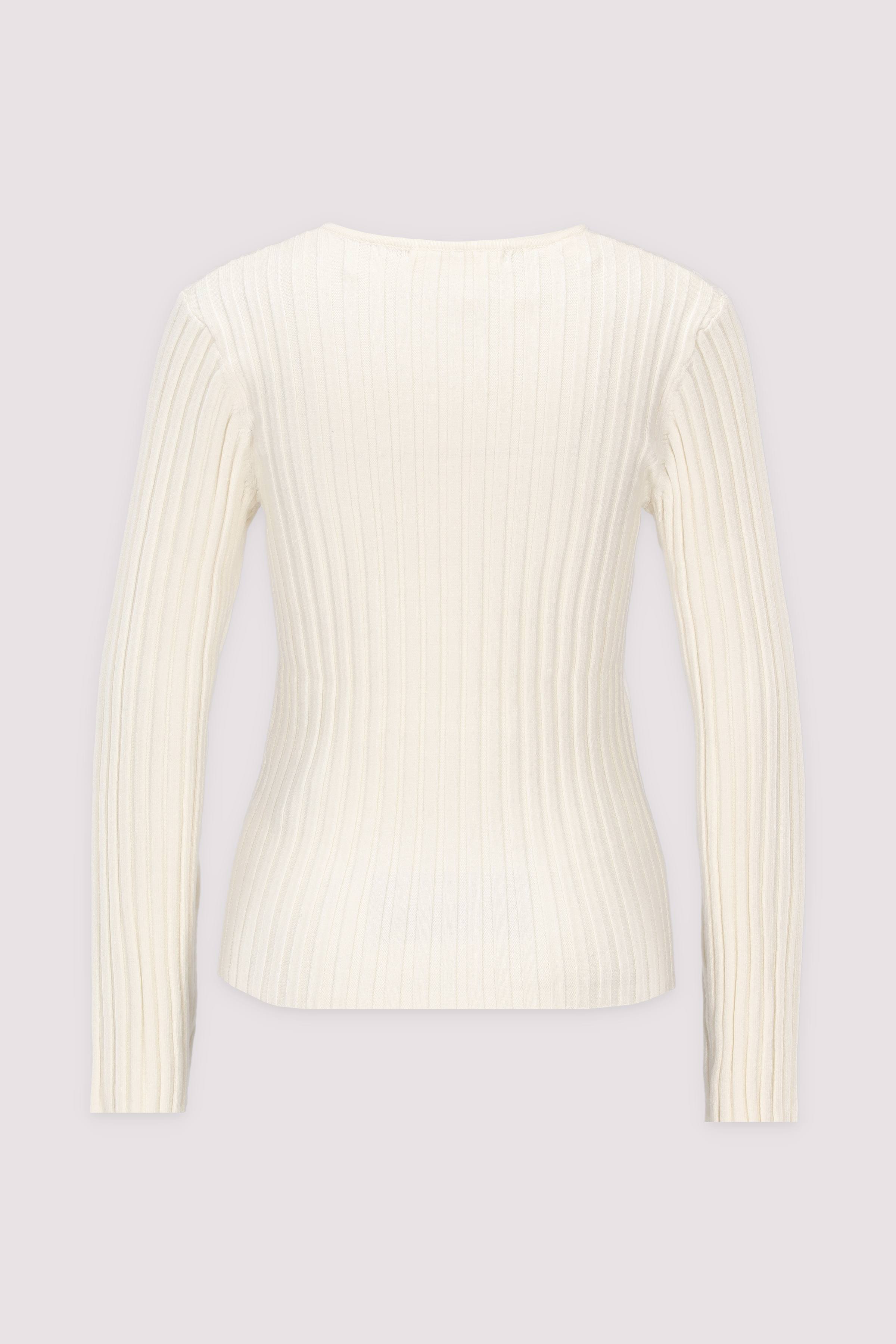SLFHELEN LS KNIT BUTTON O-NECK