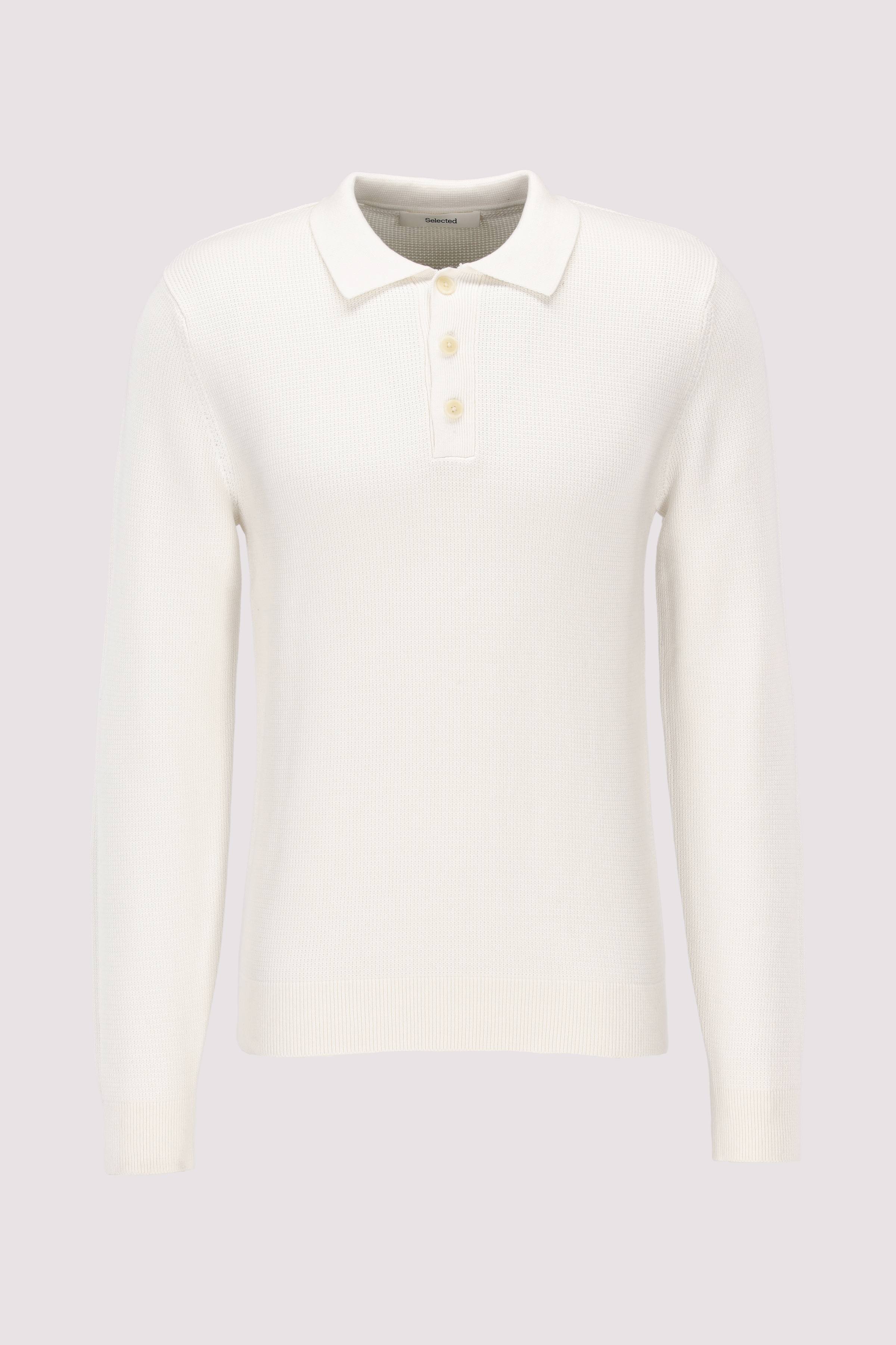 SLHDANE LS KNIT STRUCTURE POLO