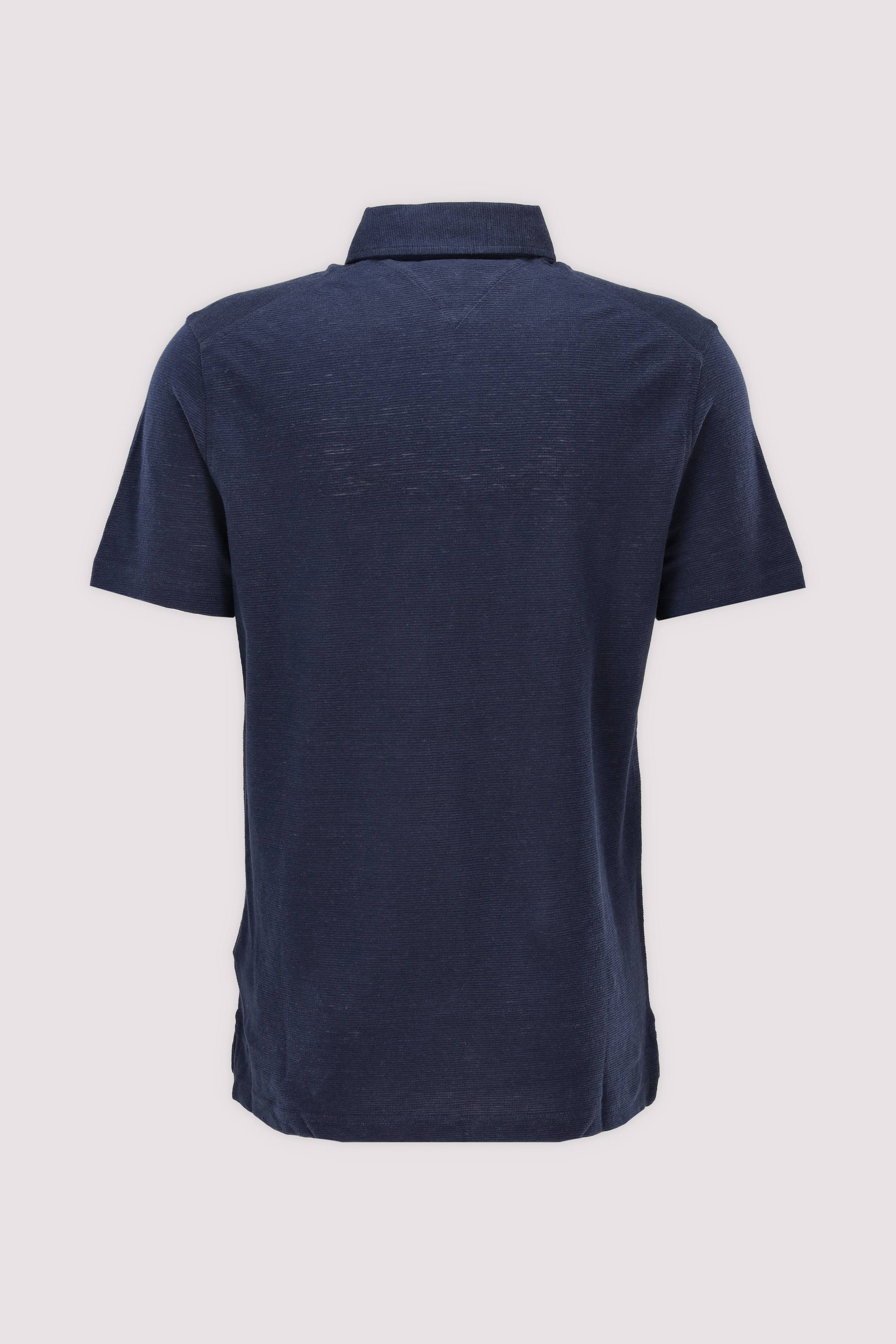Tommy Hilfiger Poloshirt Bio-Leinen