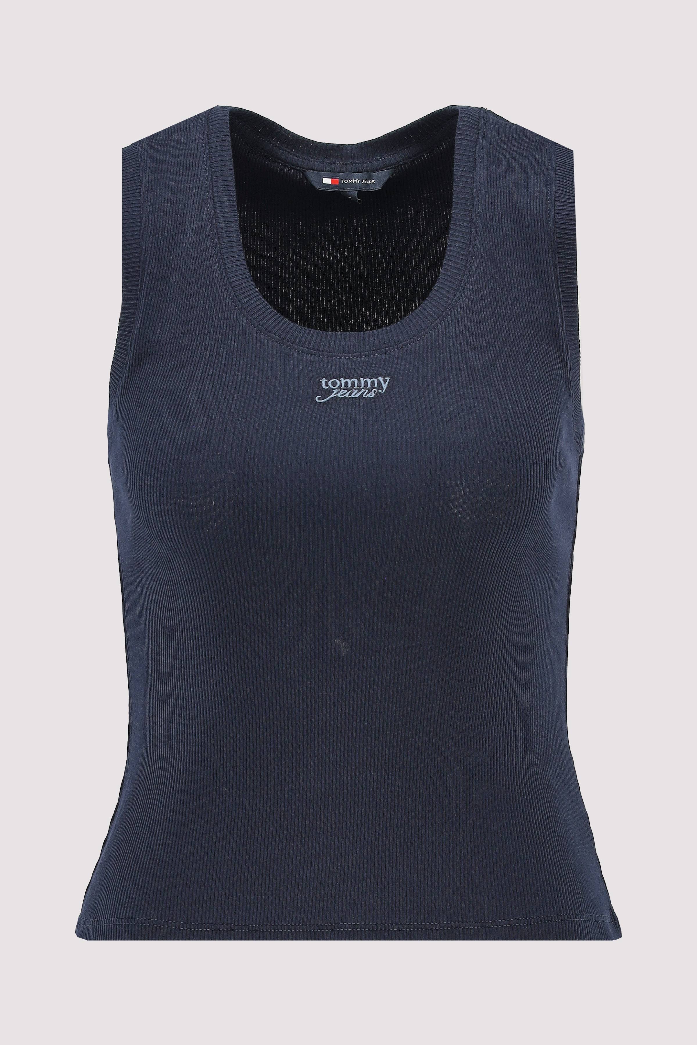 TJW SLIM SCRIPT RIB TANK TOP