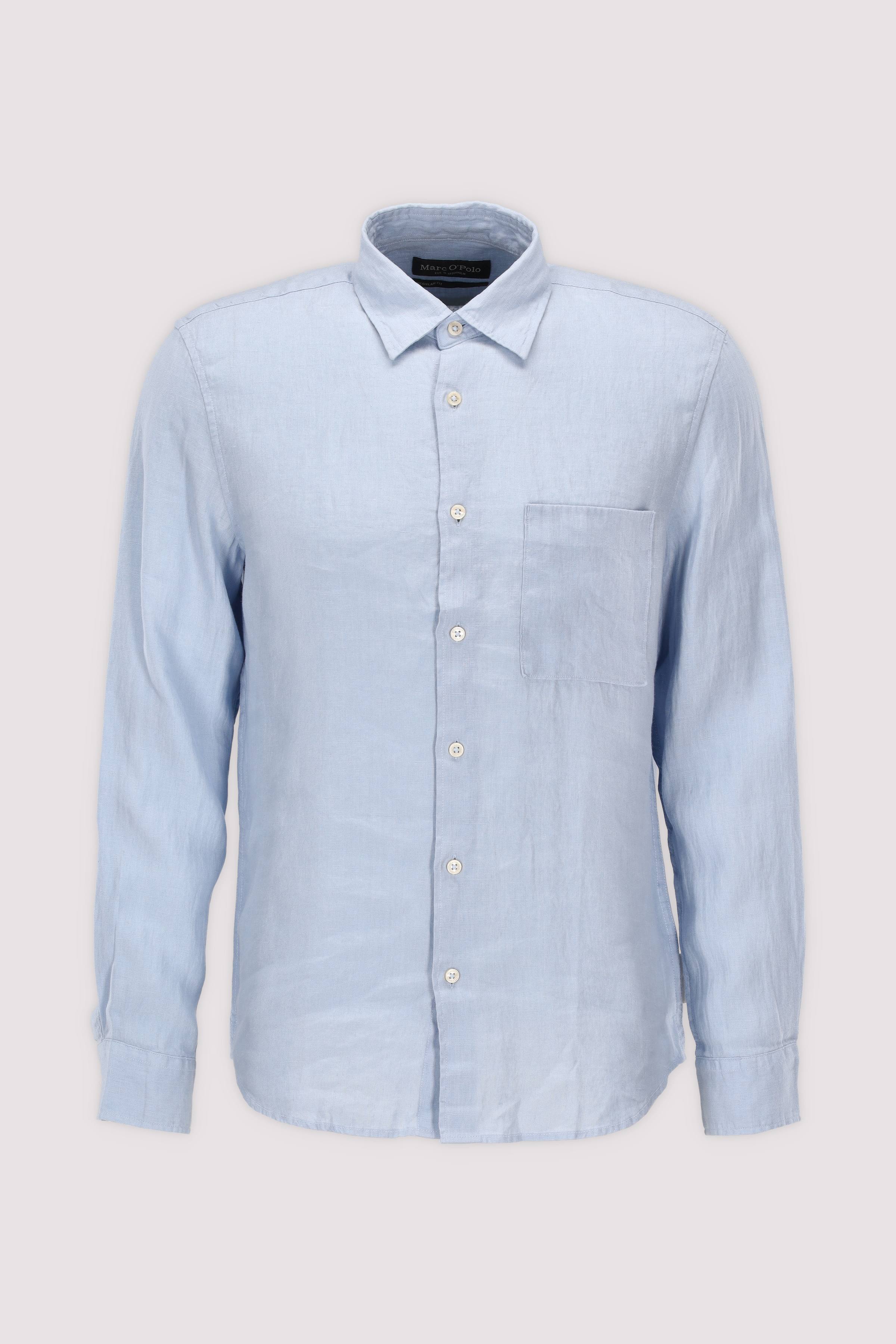 Marc O Polo Casual - Marc O'Polo Leinenhemd dusted blue