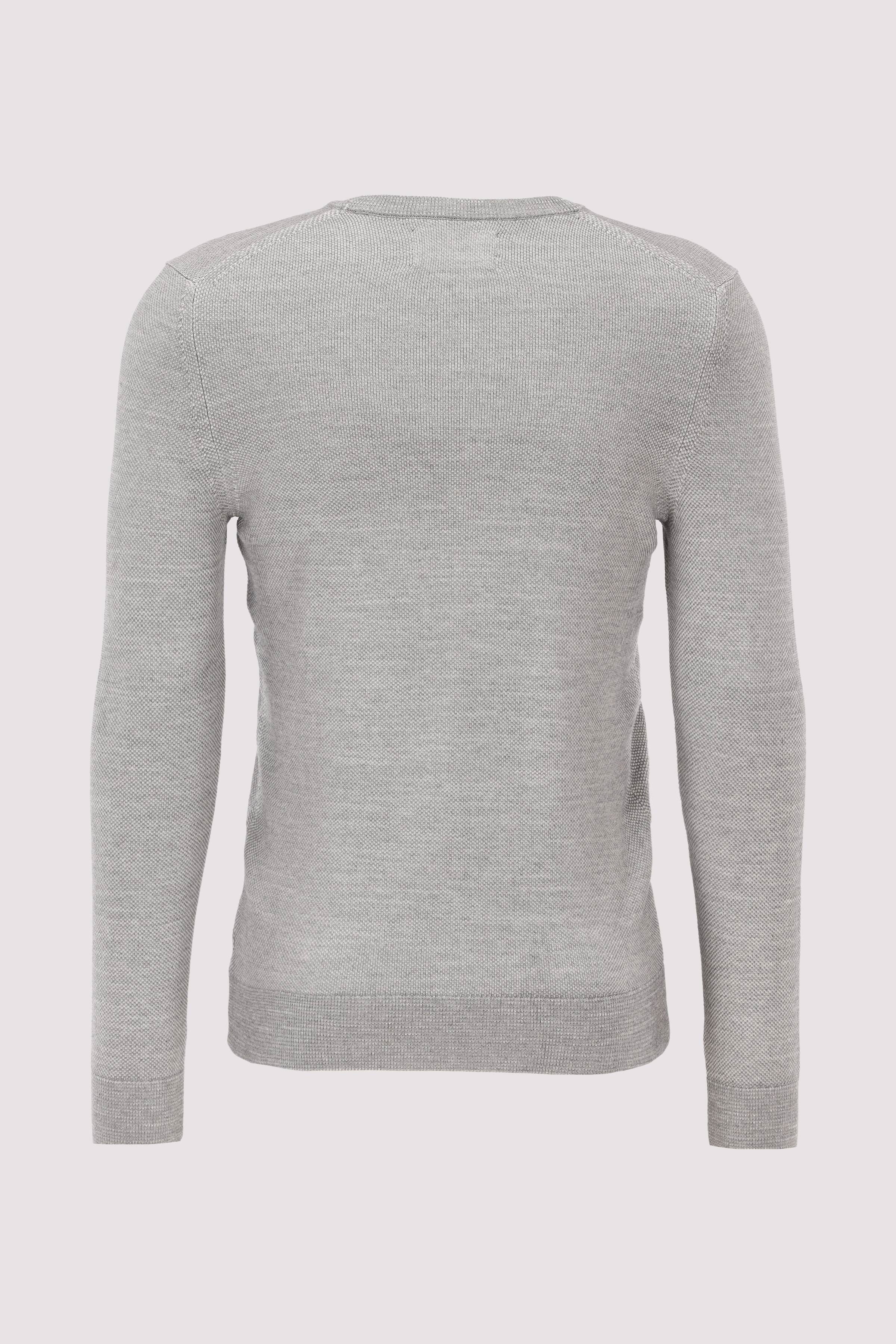 Crewneck, cotton slub, piqué s