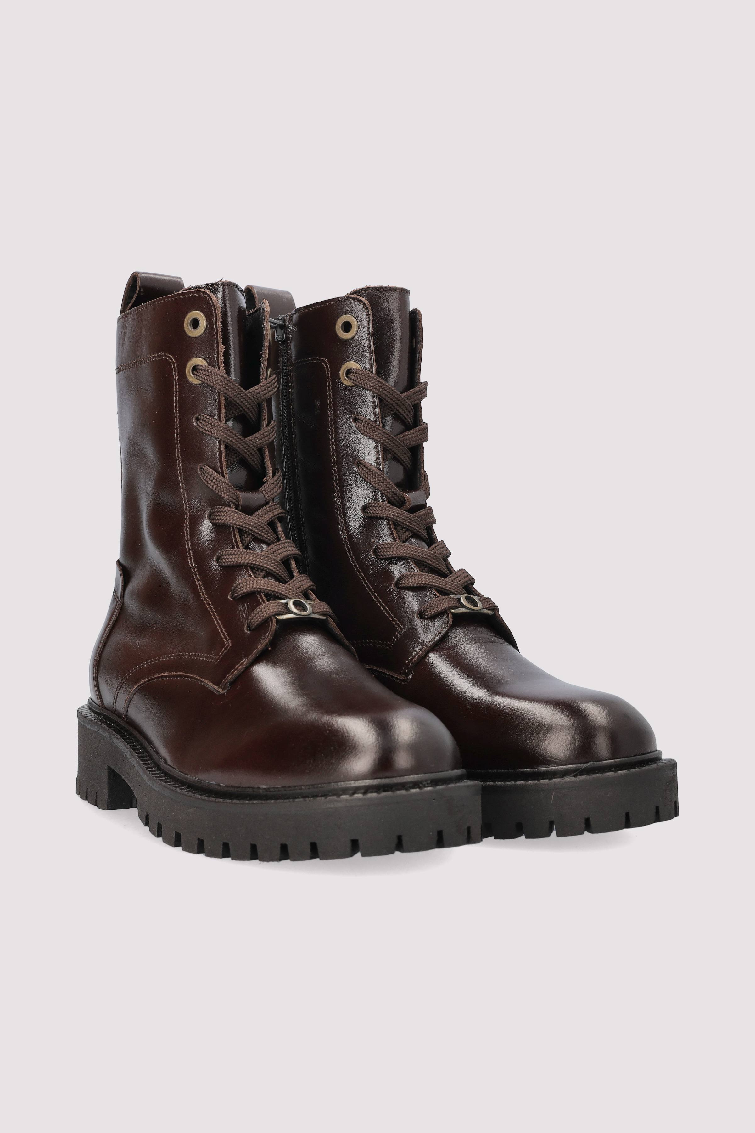 Marc O Polo Schuhe - Marc O'Polo Damen Ankle Boot braun Leder