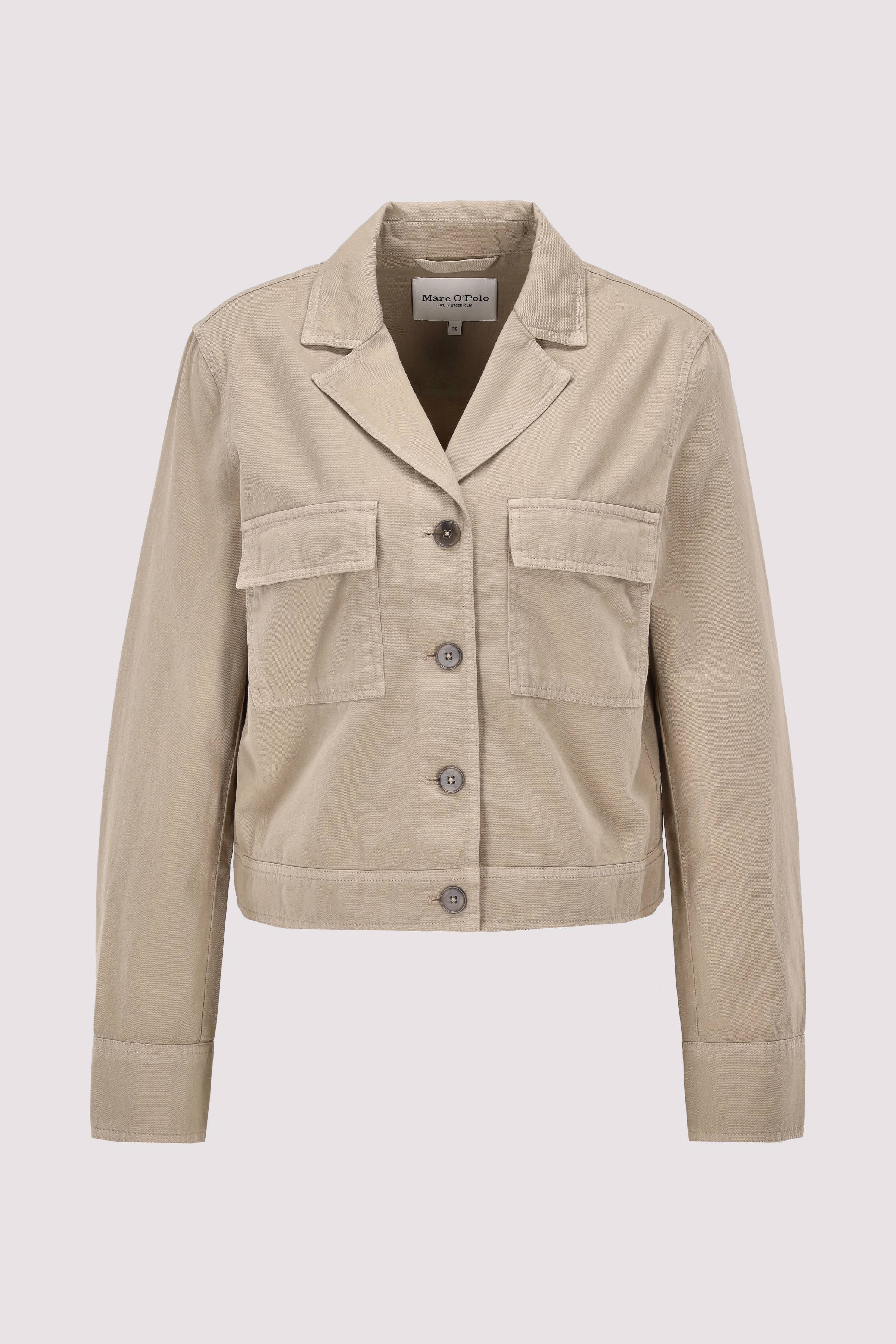Indoor jacket, collar, long sl