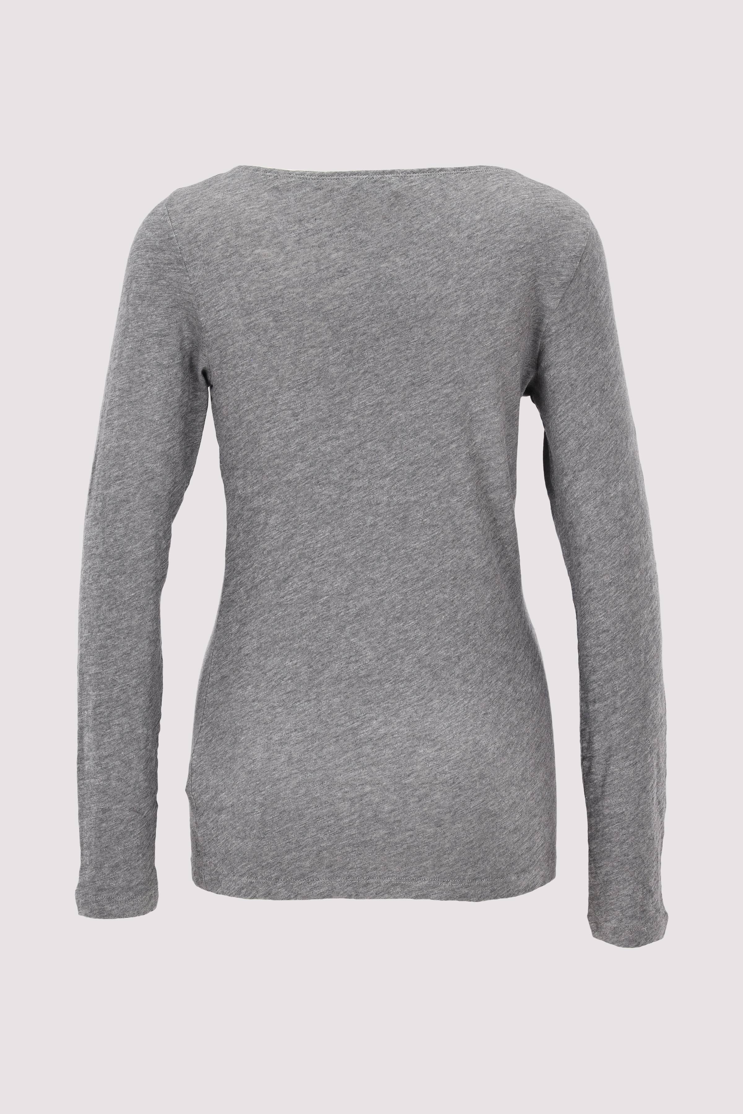 T-shirt, long sleeve, boat nec