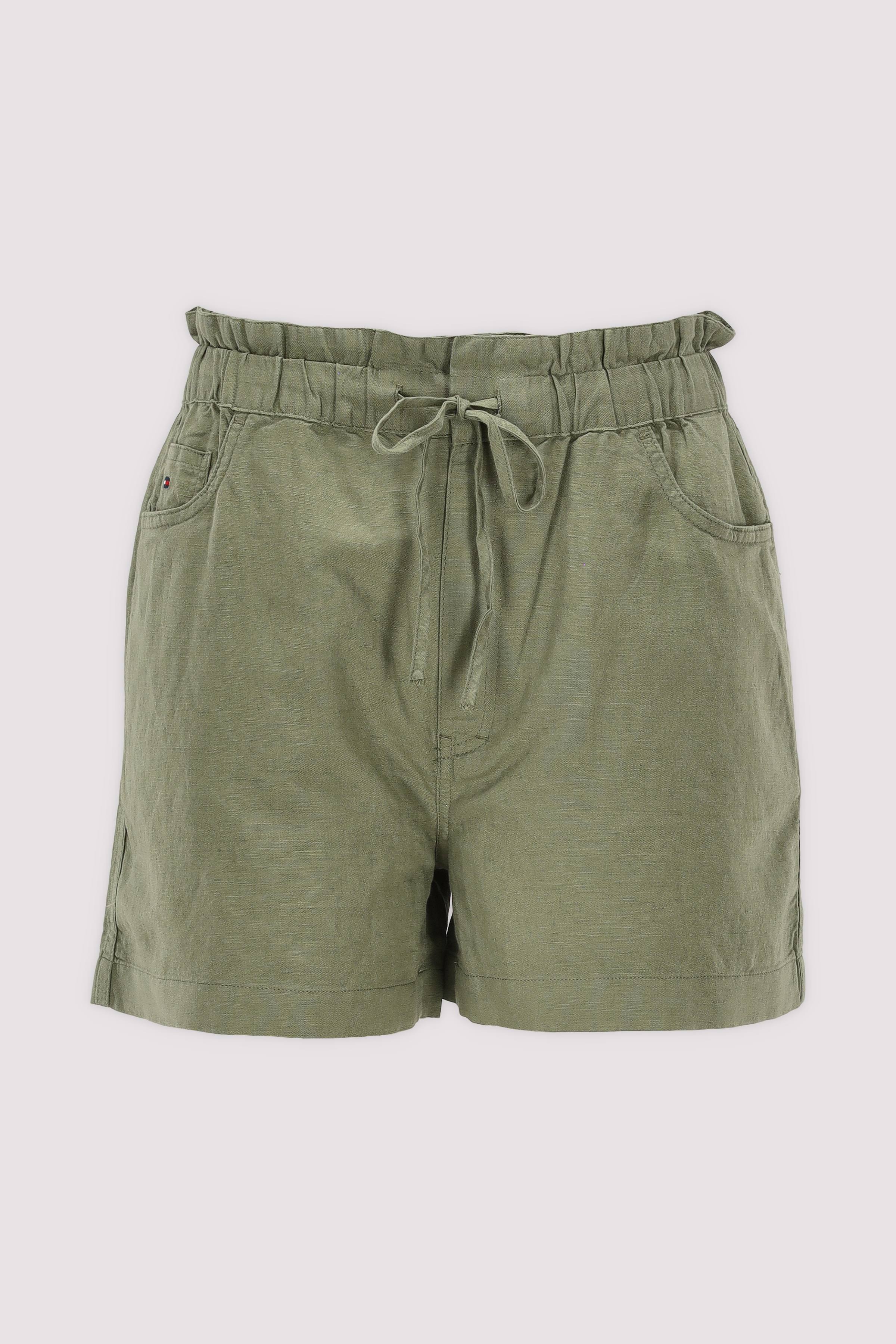 Tommy Hilfiger Leinen-Shorts grün