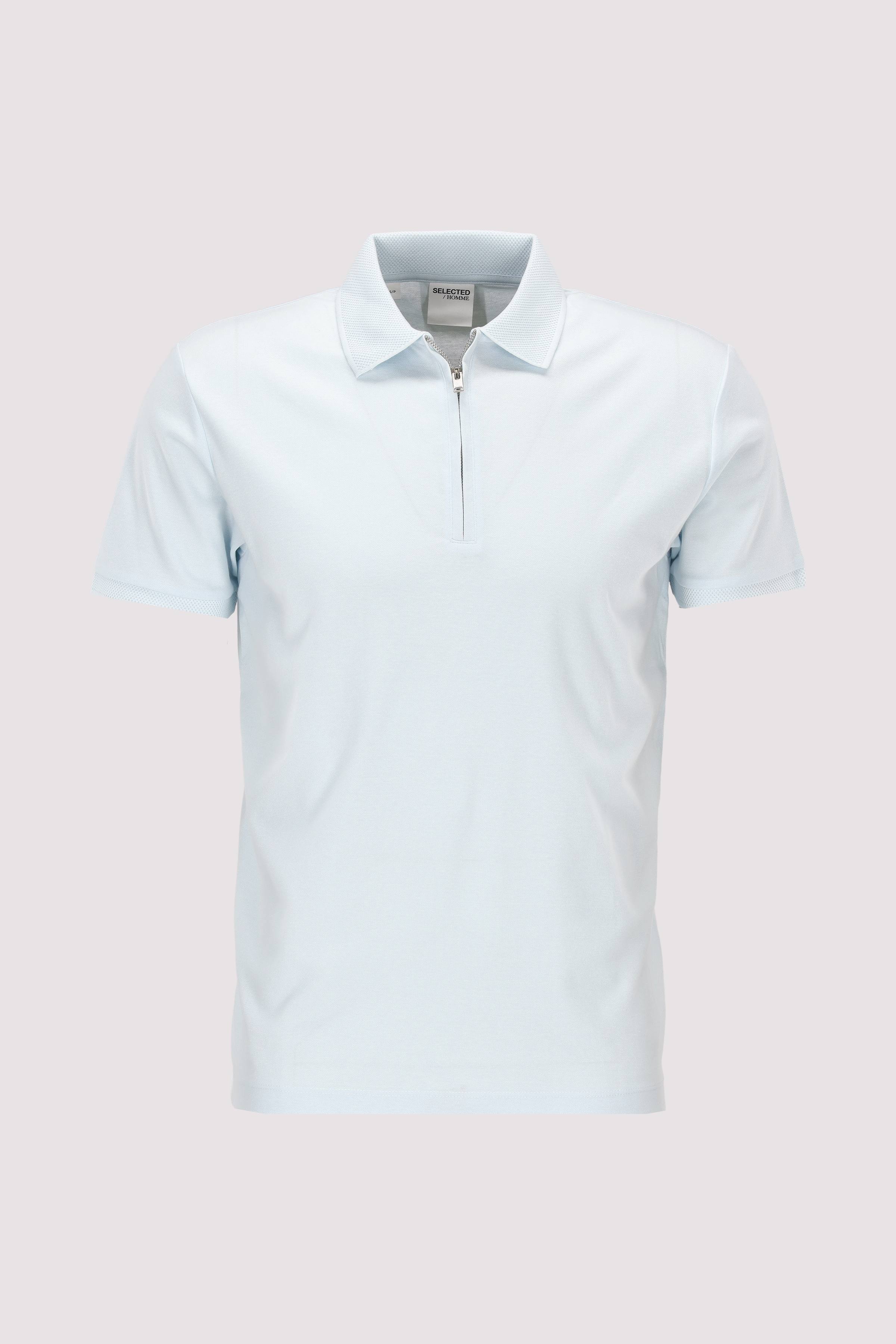SLHFAVE ZIP SS POLO NOOS