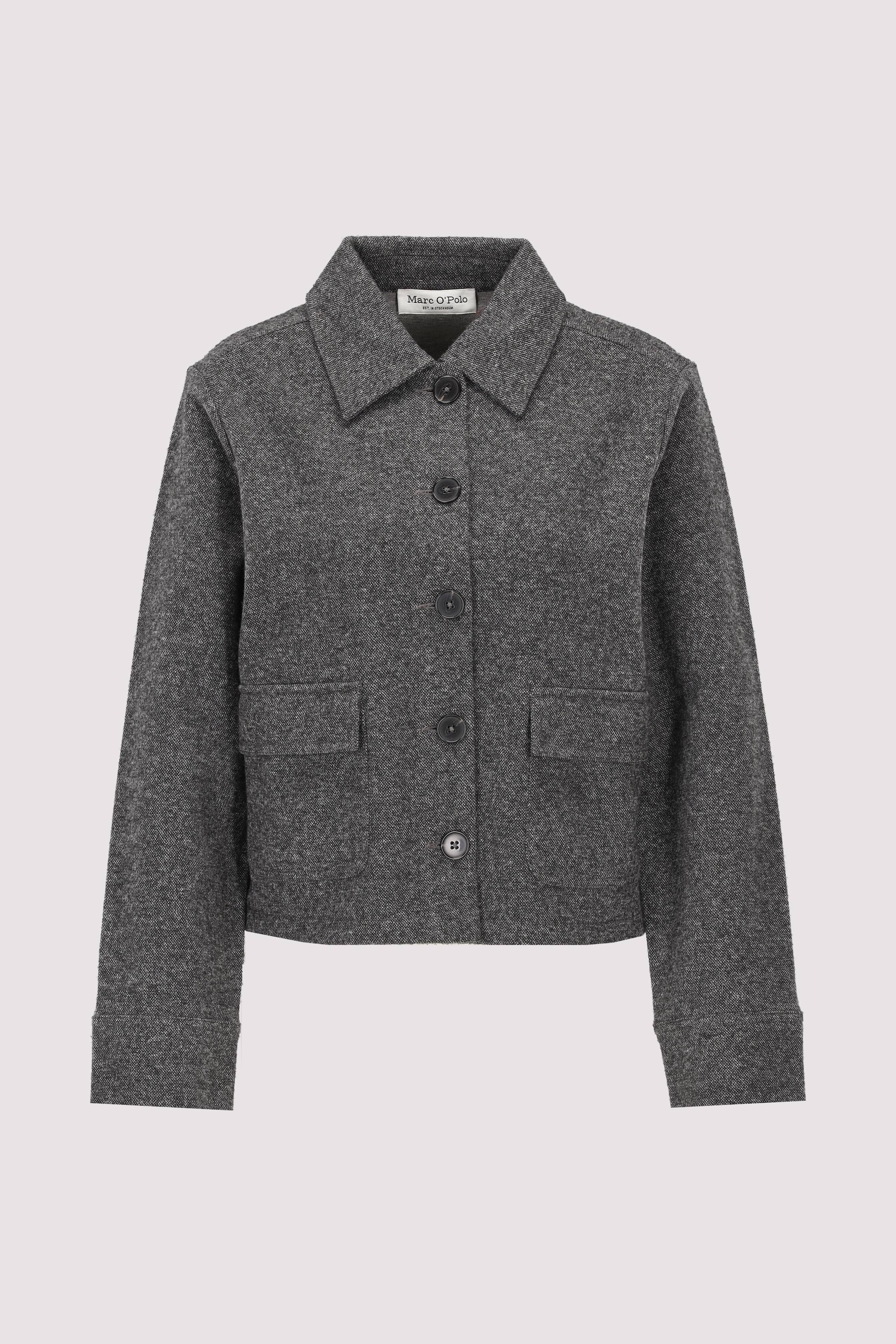 Jersey shirt jacket