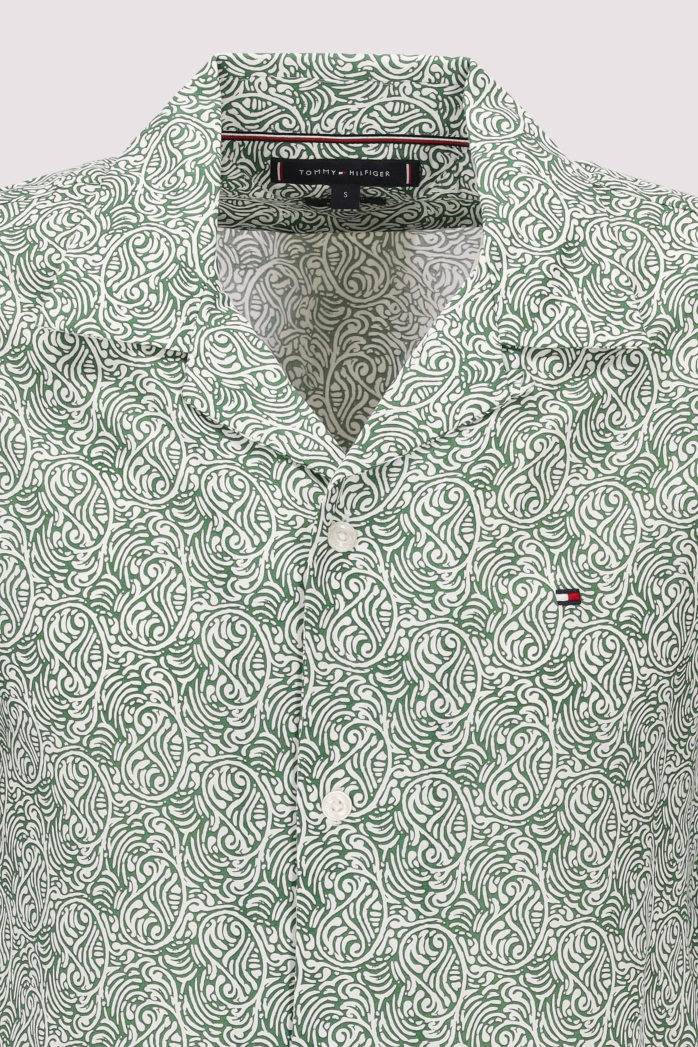 Tommy Hilfiger - LIGHTWEIGHT WAVE SS RF SHIRT Tommy Hilfiger - LIGHTWEIGHT WAVE SS RF SHIRT