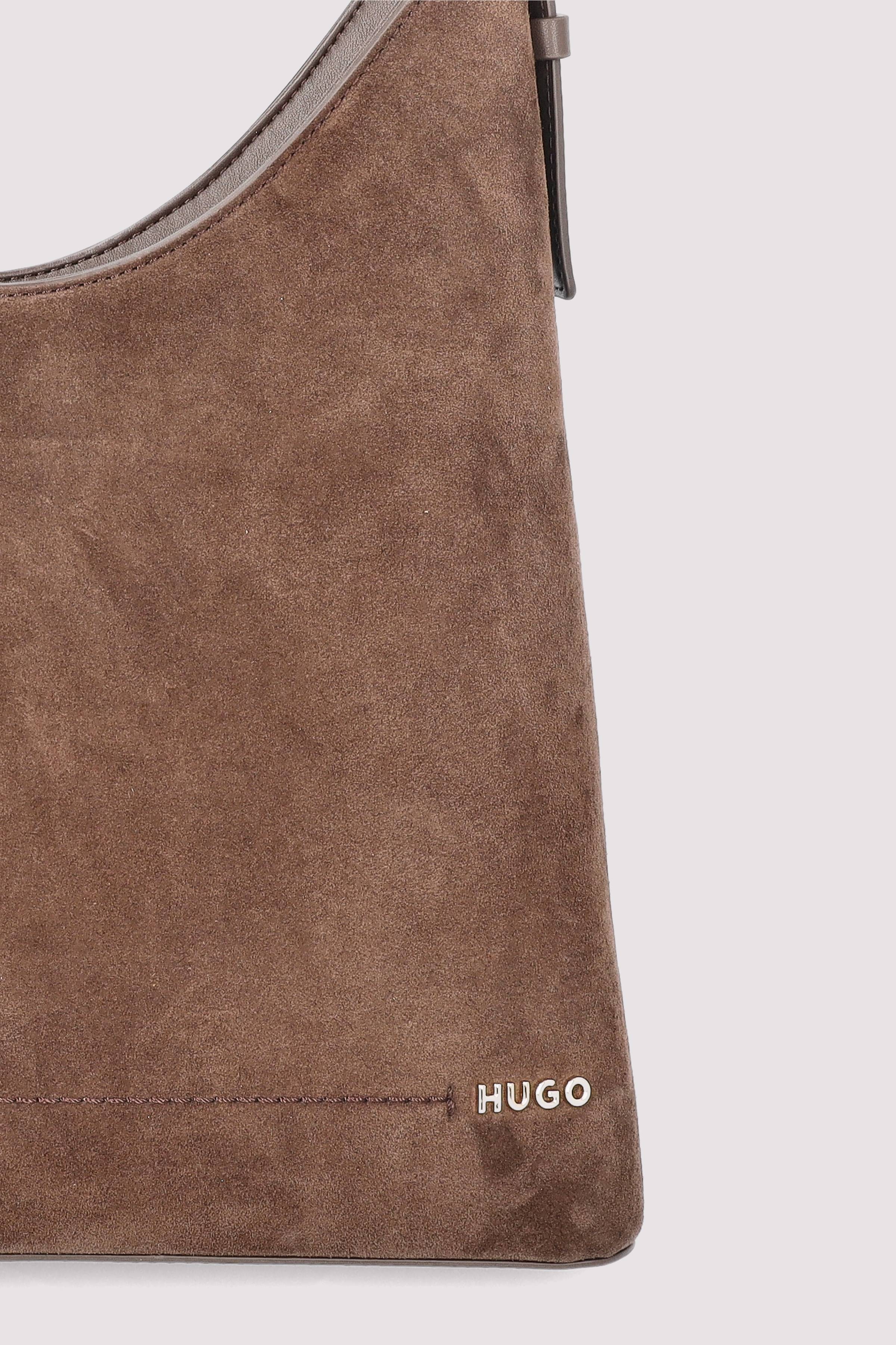 HUGO Handtasche dunkelbraun urban chic