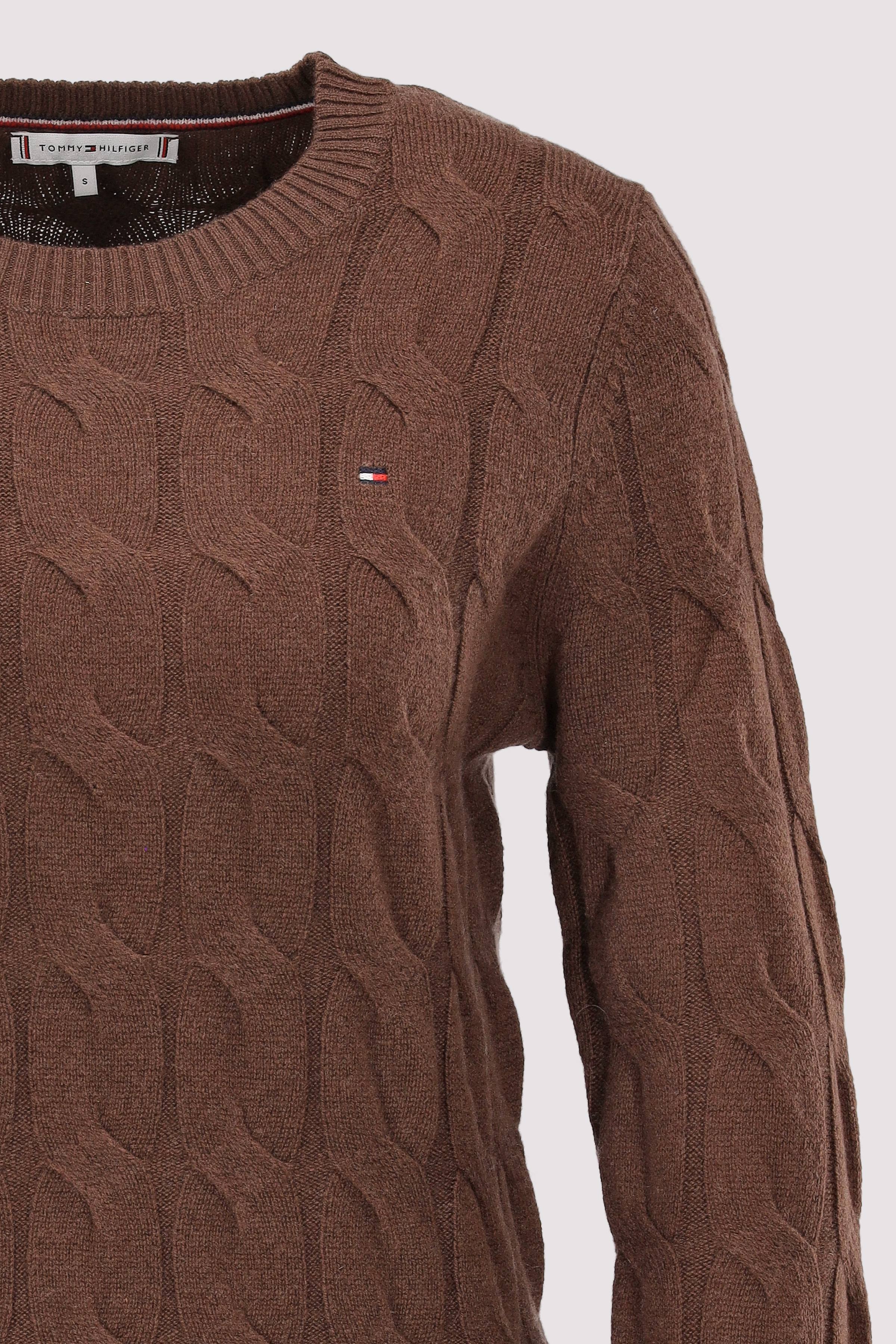 Tommy Hilfiger - SOFT WOOL CABLE C-NK LS SWT