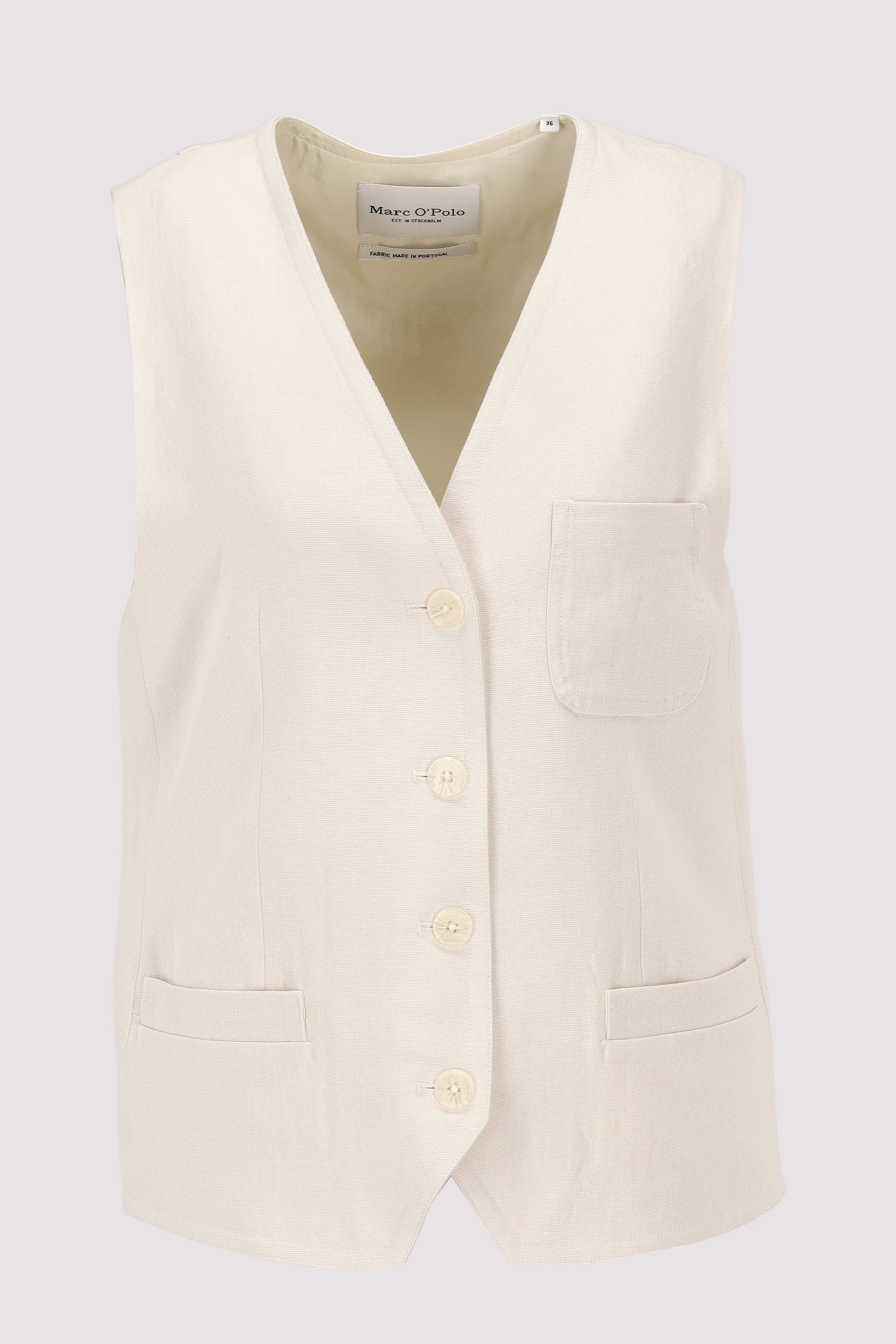 Vest, tailored, straight fit, 