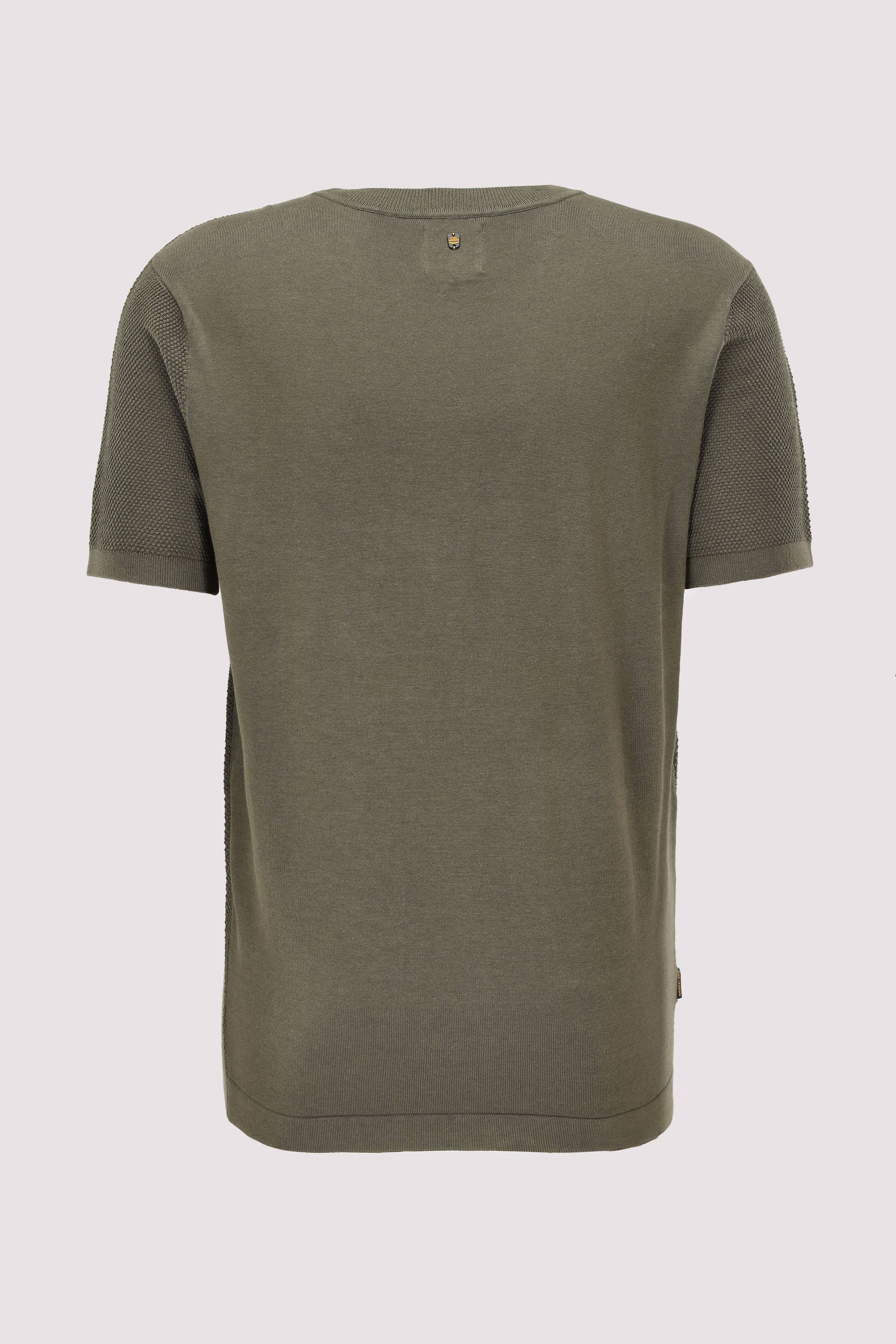 T-shirt collar cotton modal
