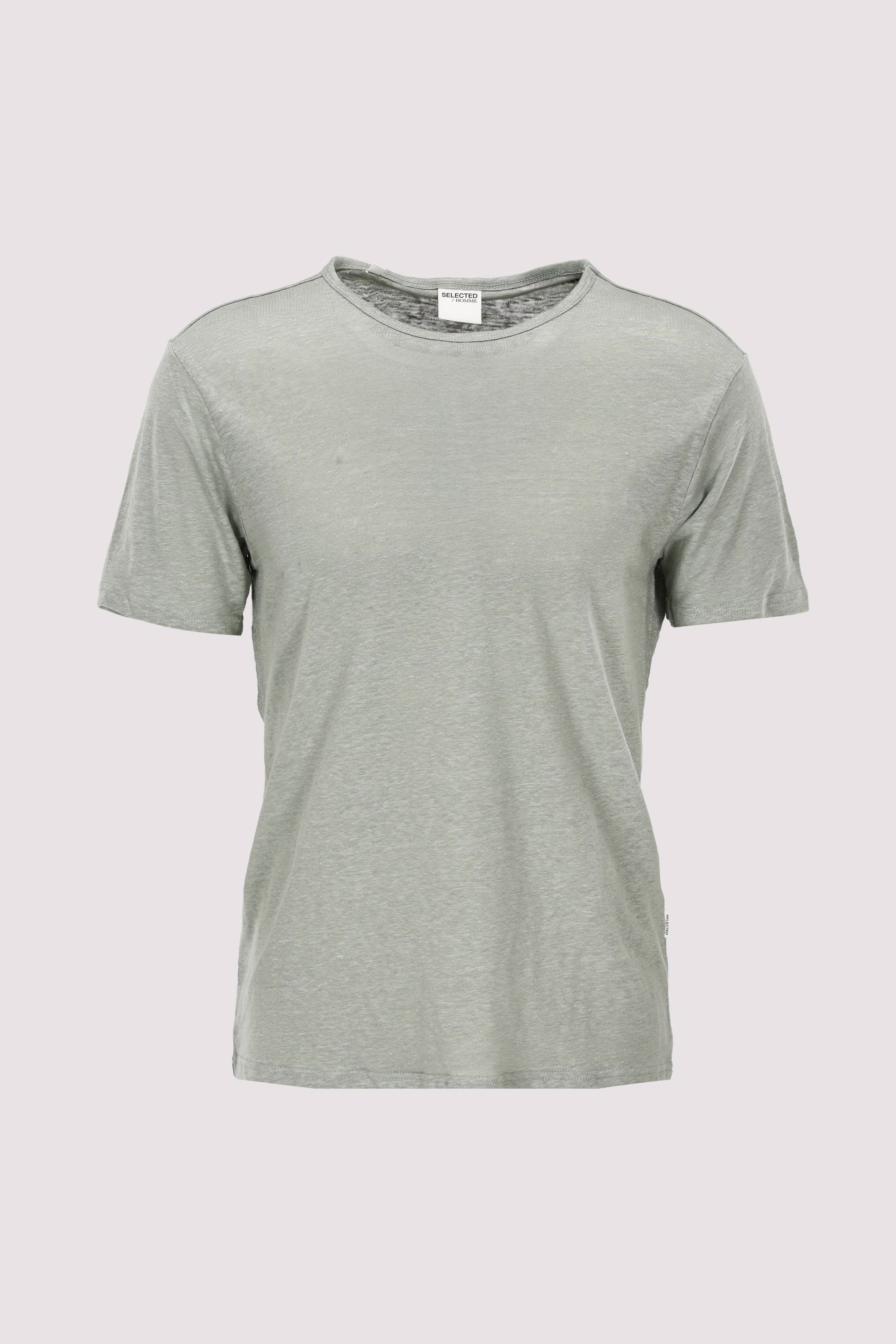 SLHBET LINEN SS O-NECK TEE