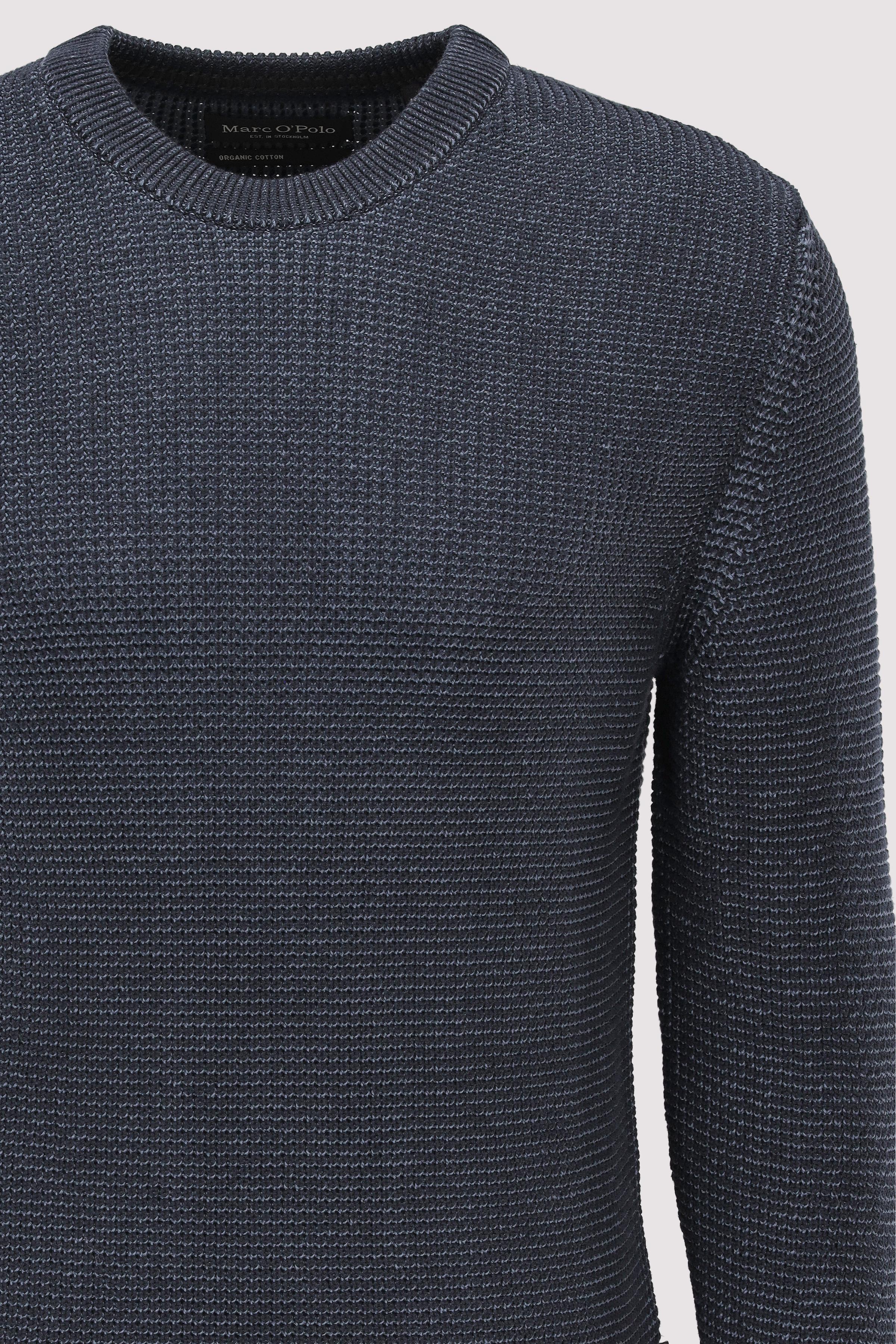 Marc O´Polo International - Crew Neck, new bi-color stru Marc O´Polo International - Crew Neck, new bi-color stru