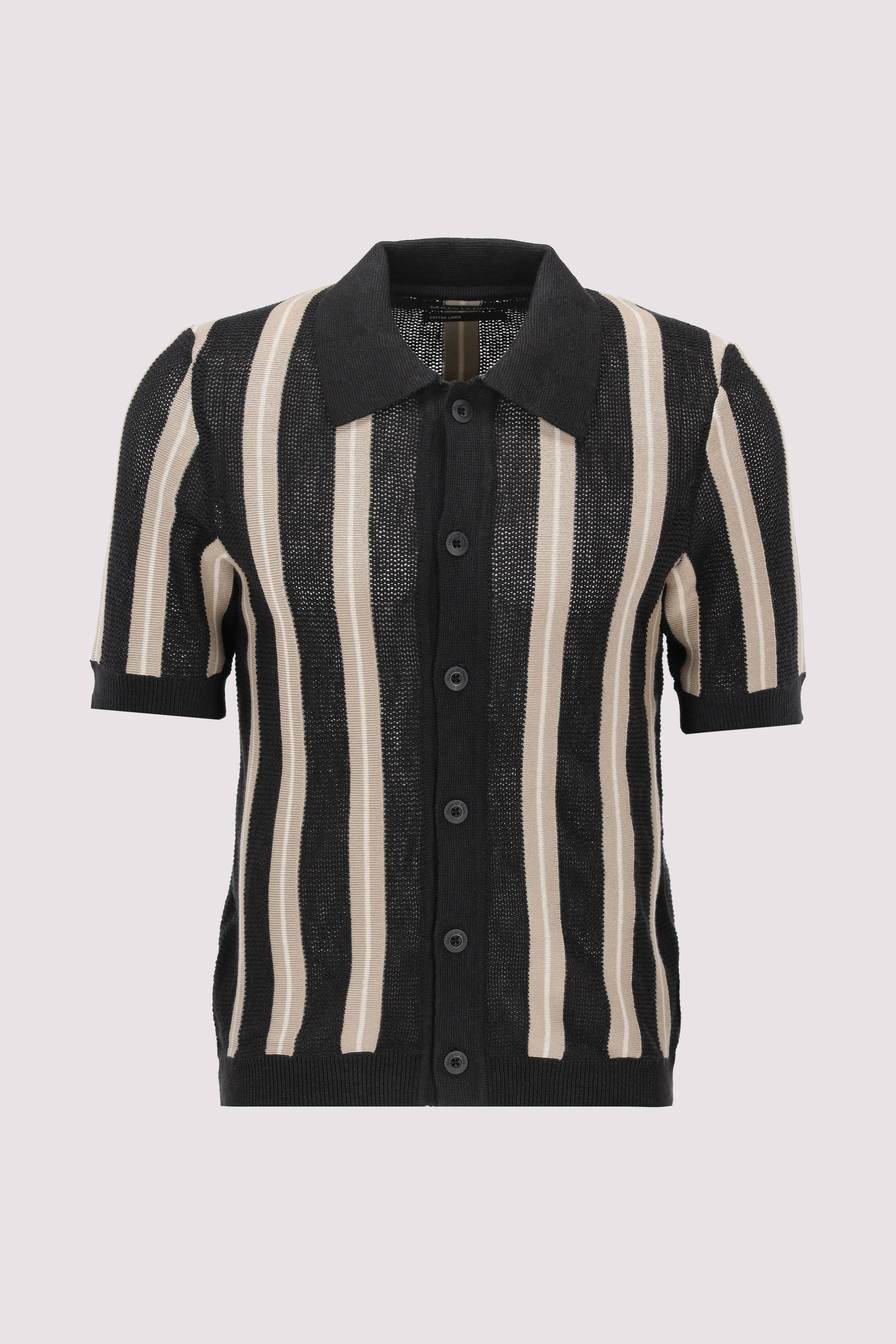 Cardigan with shirt collar, cr