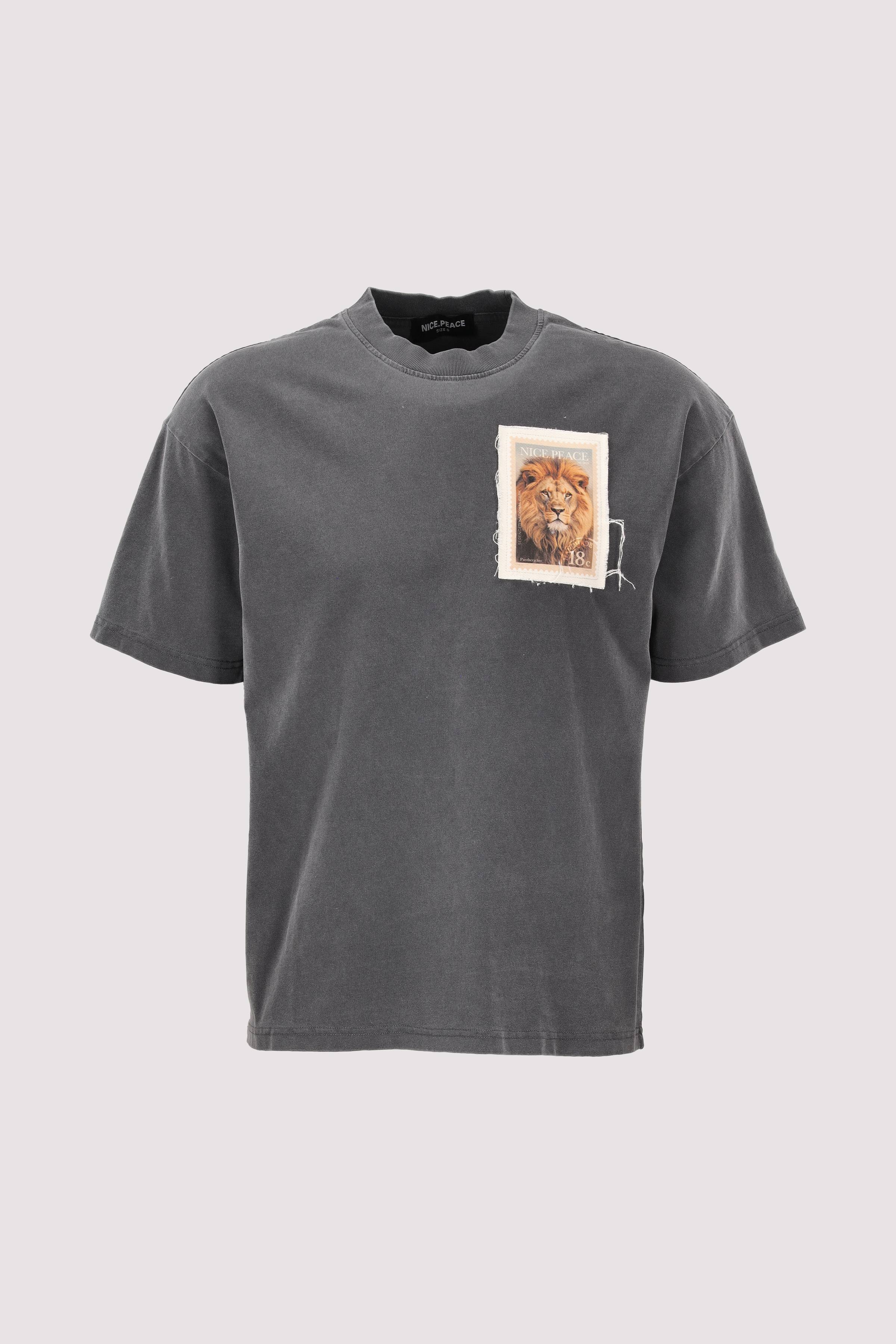 Nice Peace Damen-T-Shirt in Grau