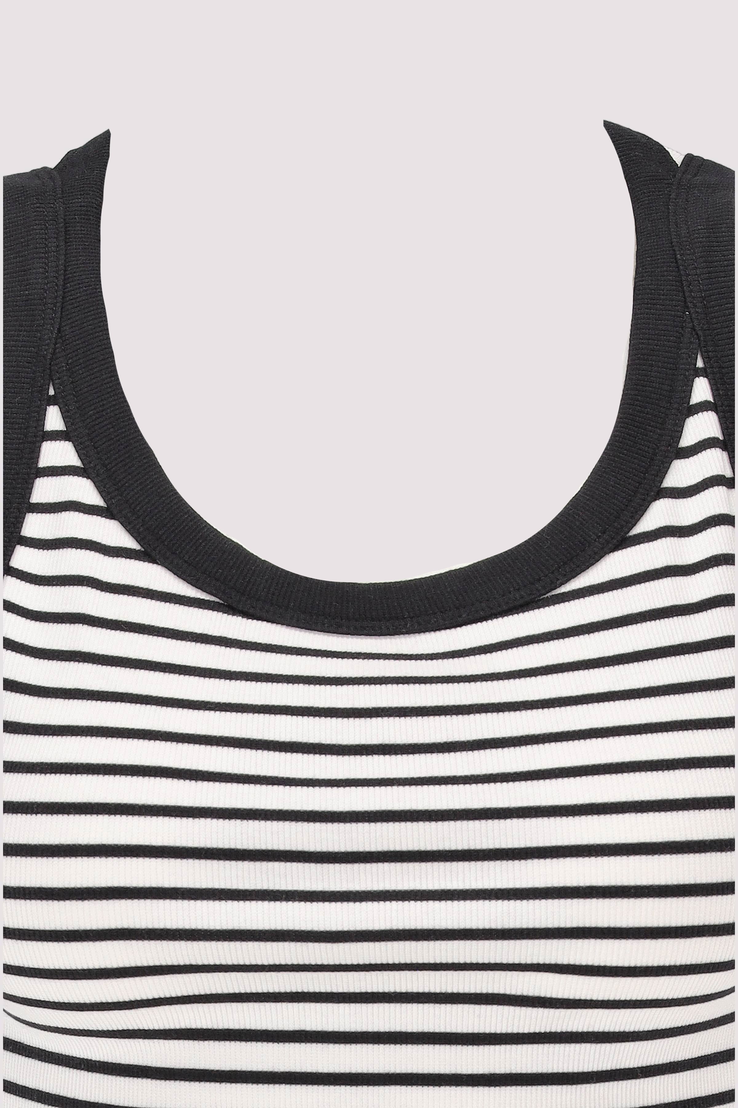 Marc O´Polo - Top, SLL, Rib, Slim Fit, YD St