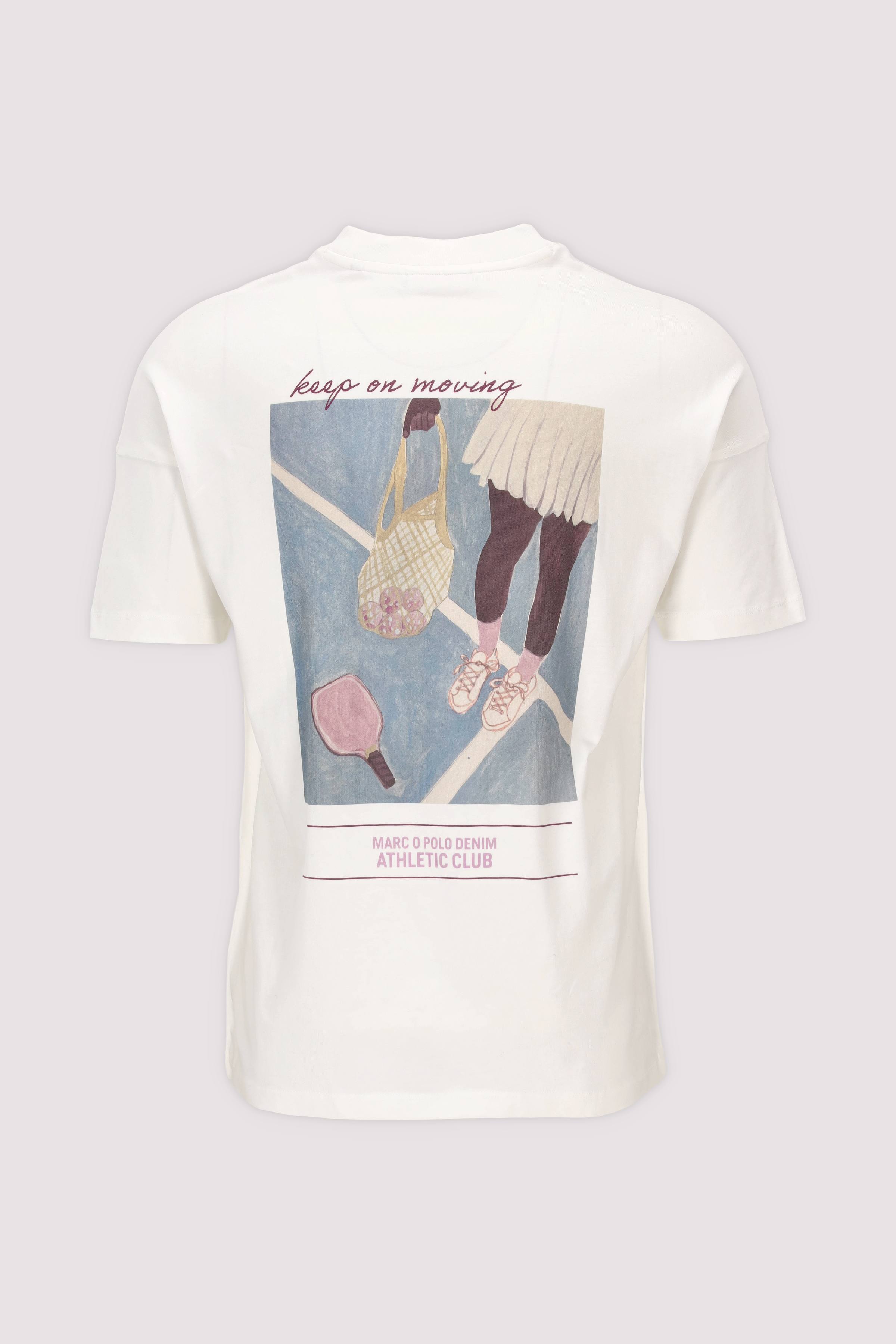 Marc O'Polo Damen T-Shirt Silky white