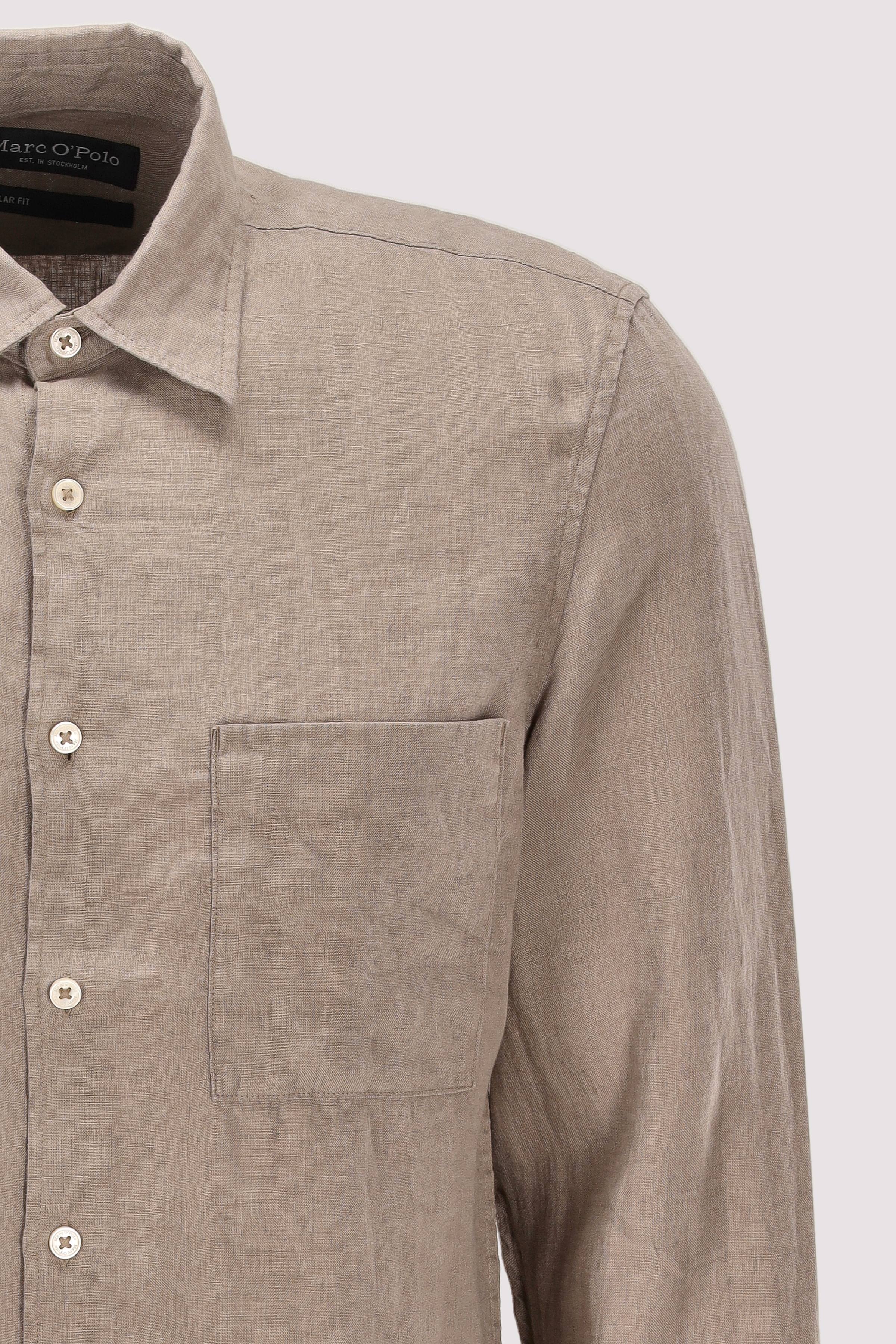 Marc O Polo Casual - Marc O'Polo Leinenhemd Grau
