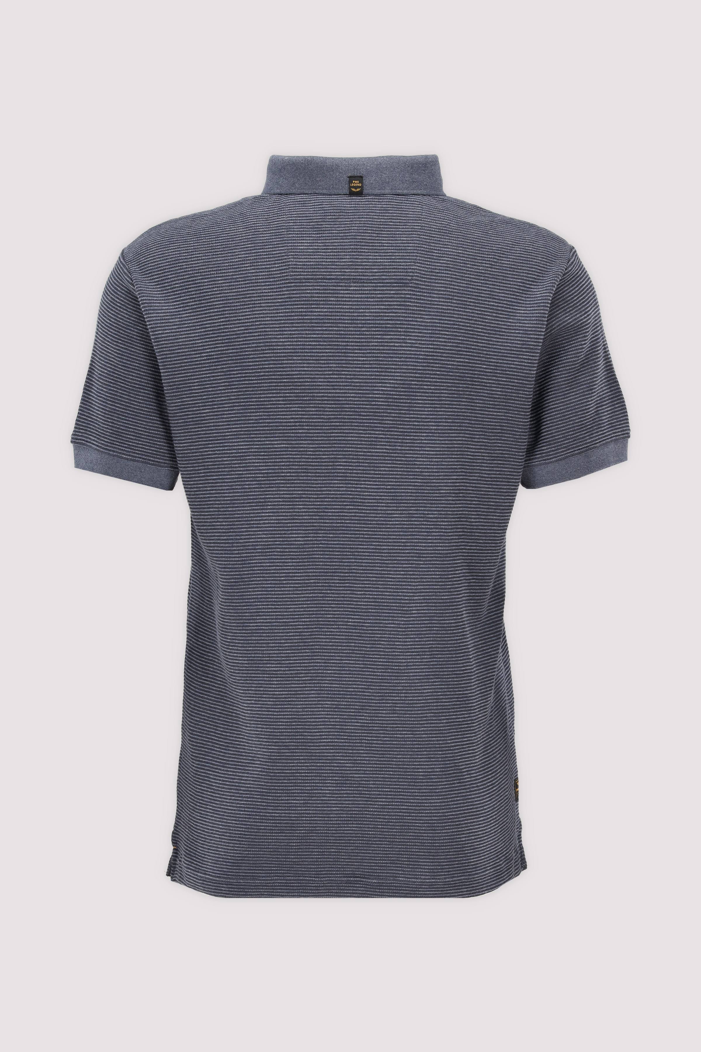 Short sleeve polo 2 tone textu