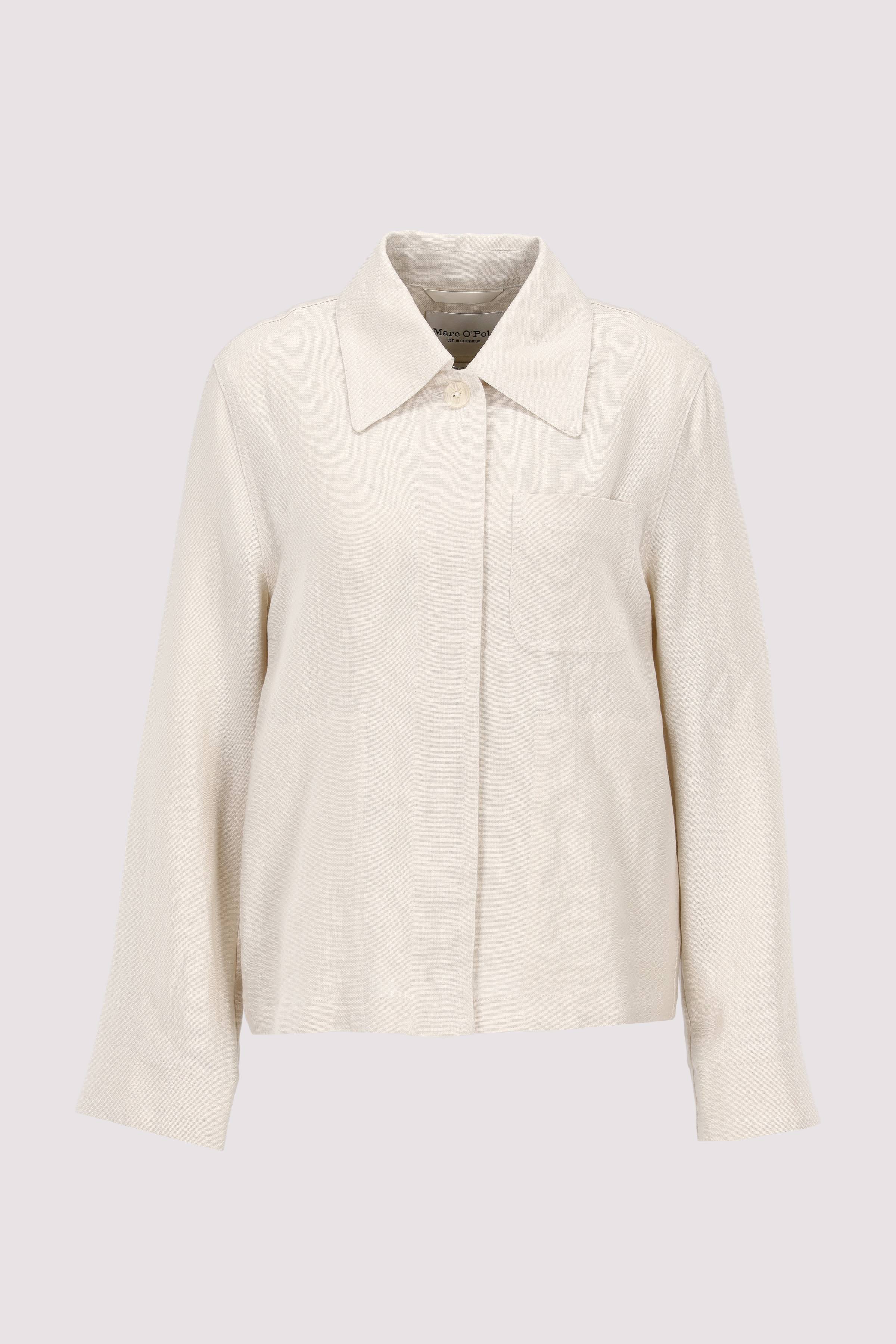Marc O´Polo International - Overshirt, boxy shape, collar, Marc O´Polo International - Overshirt, boxy shape, collar,