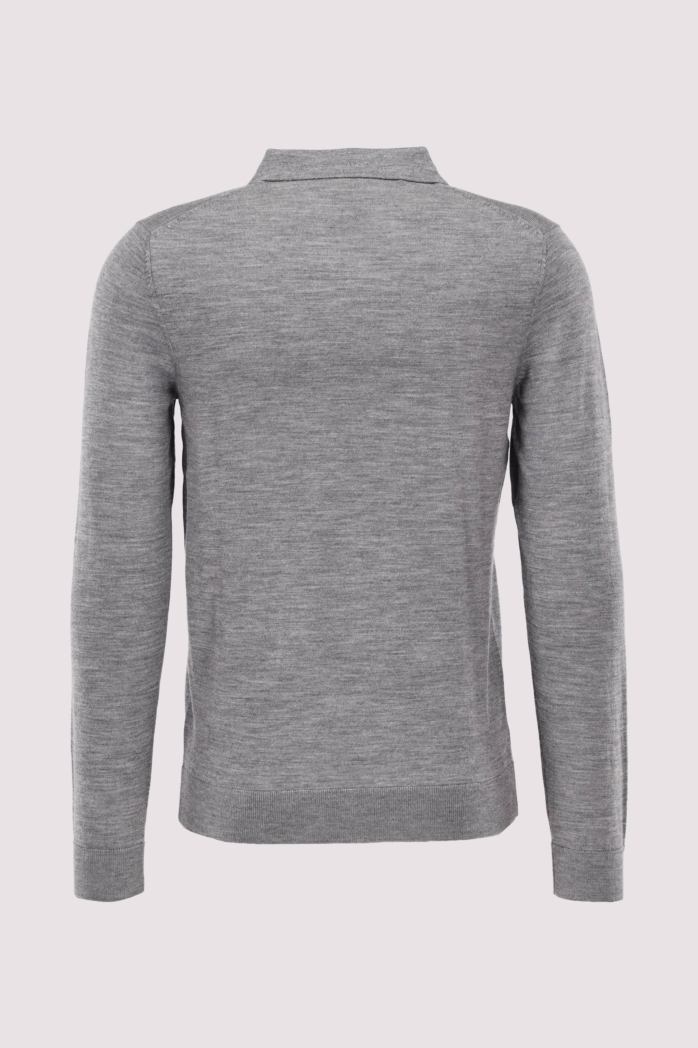 SLHTRAY LS KNIT MERINO OPEN PO