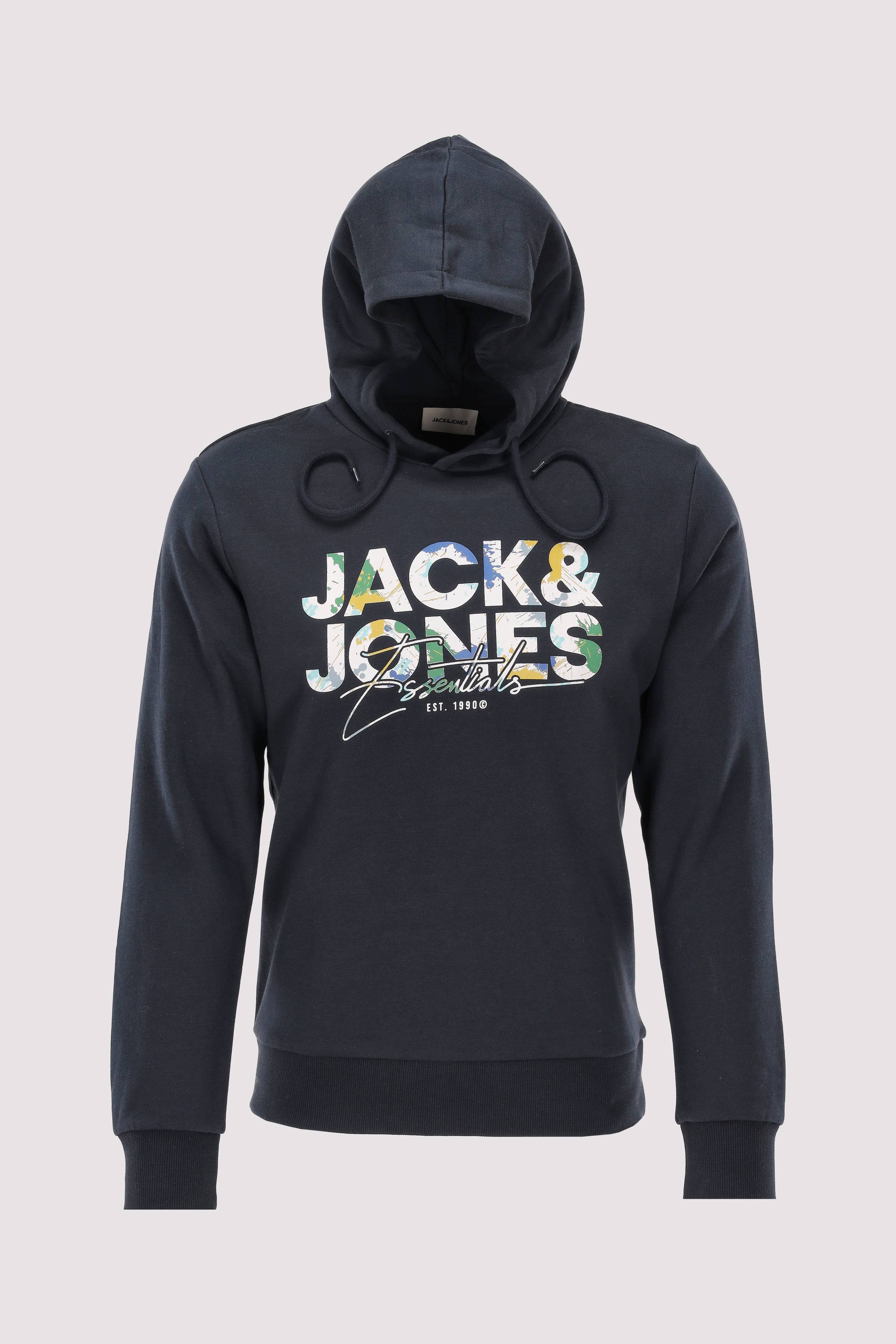 Jack and Jones - JJGEPLAS SWEAT HOOD LN Jack and Jones - JJGEPLAS SWEAT HOOD LN