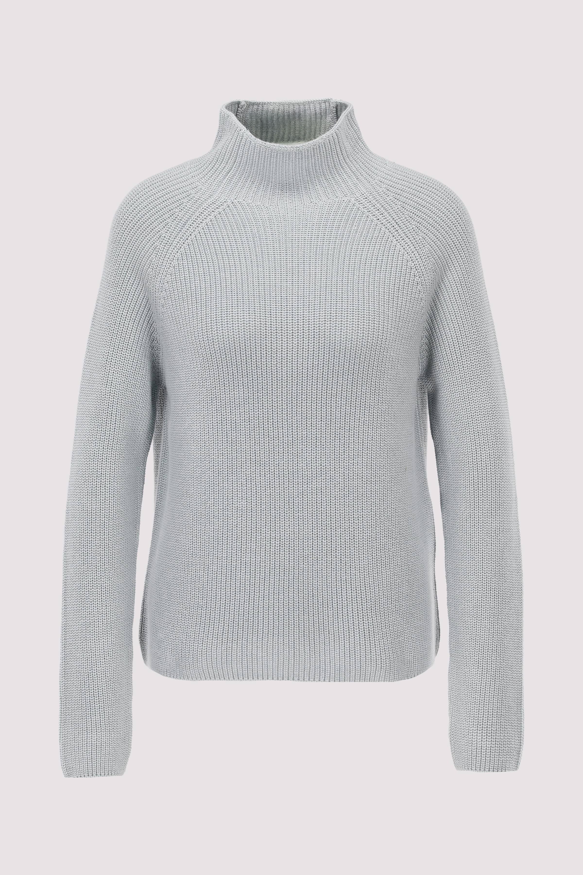 Pullover, longsleeve, stand-up