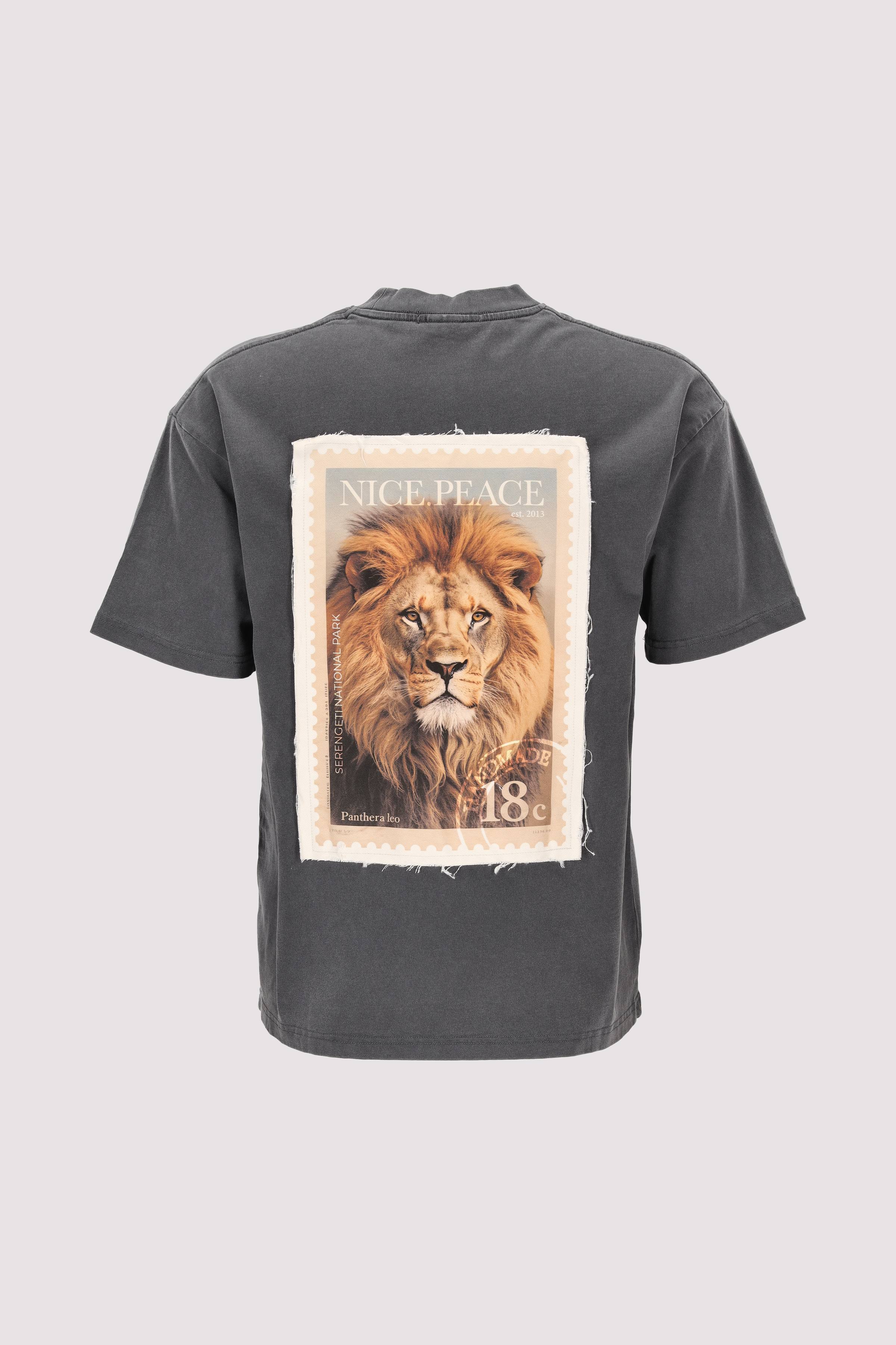 Nice Peace Damen-T-Shirt in Grau