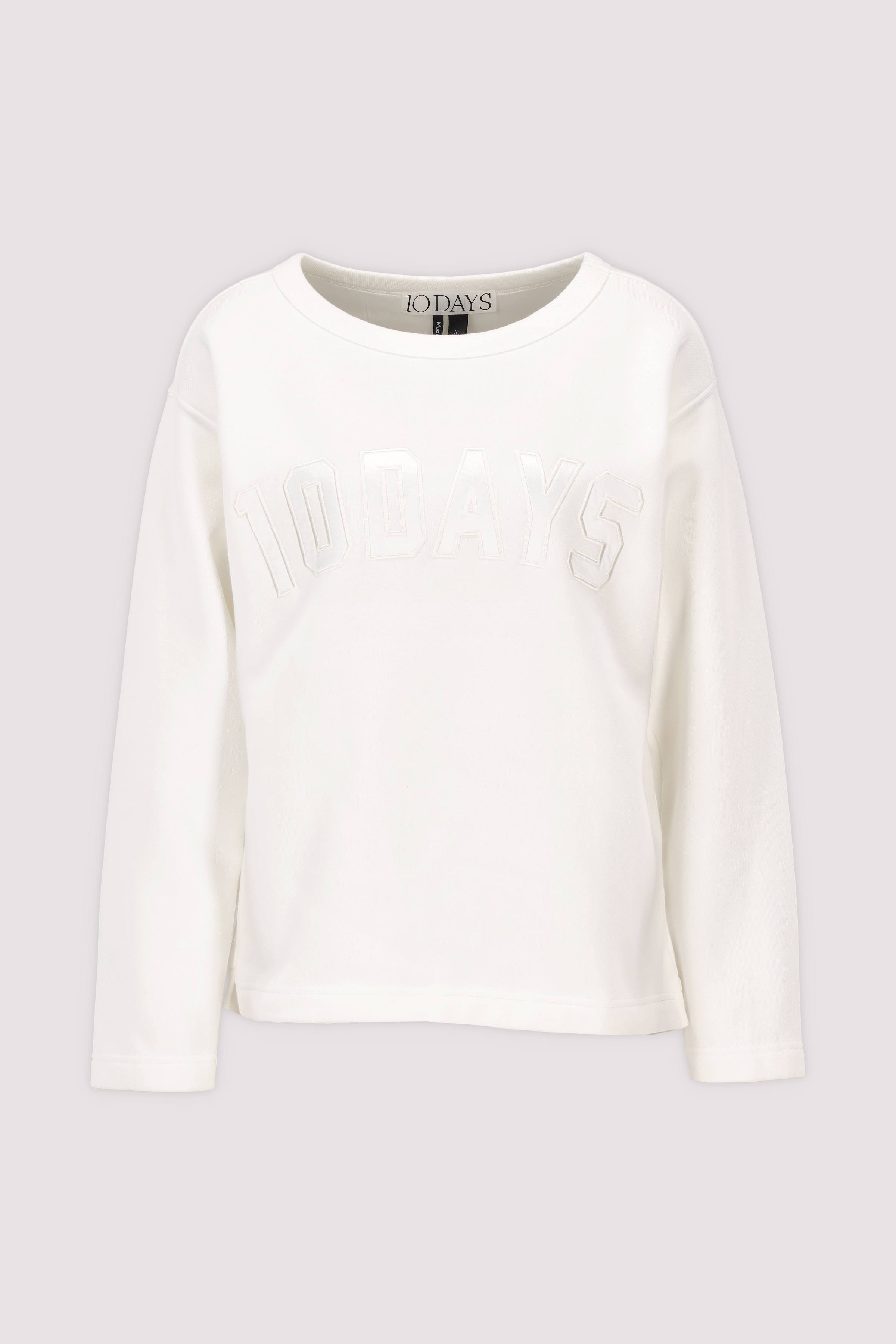 10Days Damen Sweatshirt in Ecru