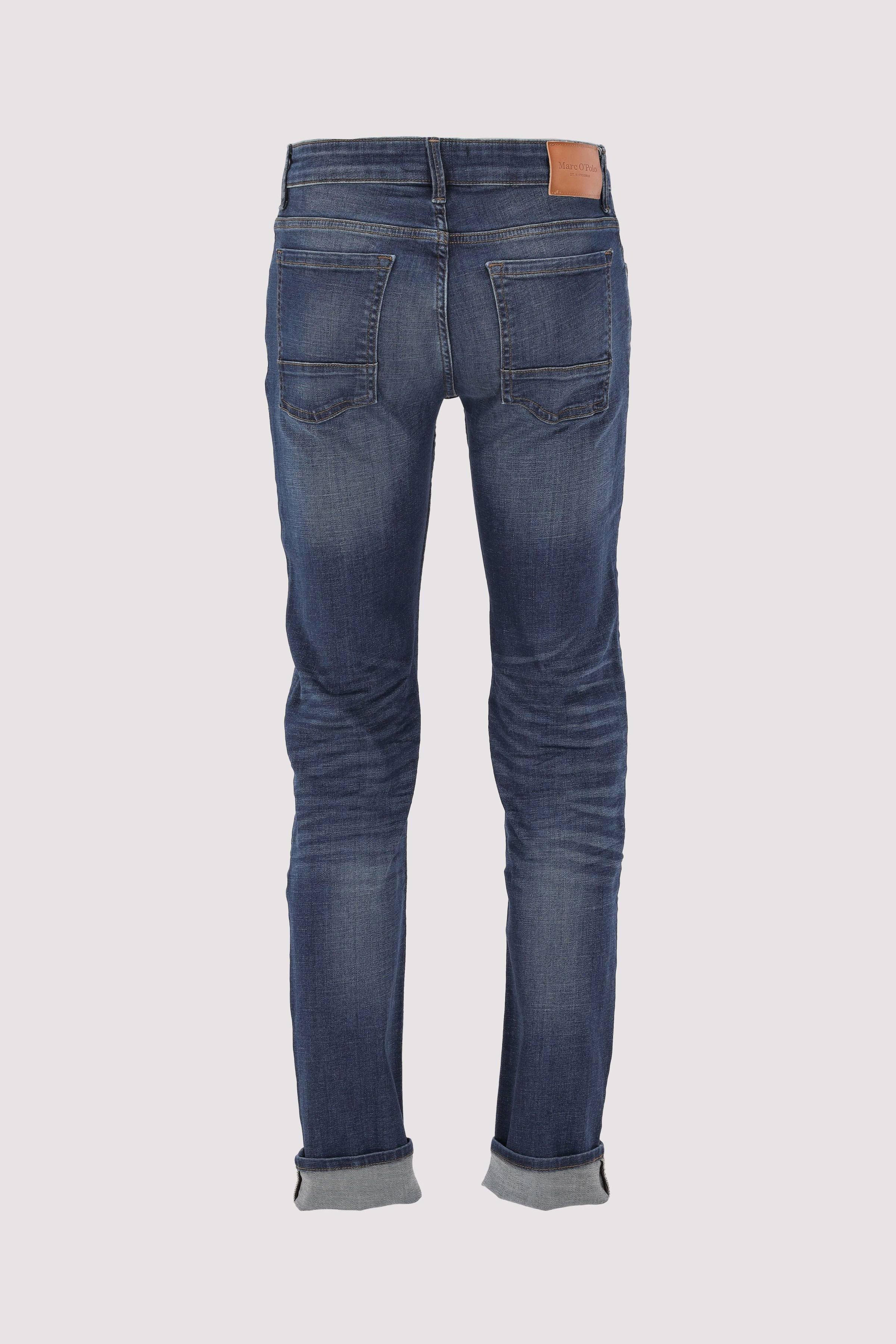 Marc O´Polo International - Denim trousers, shaped fit, sh