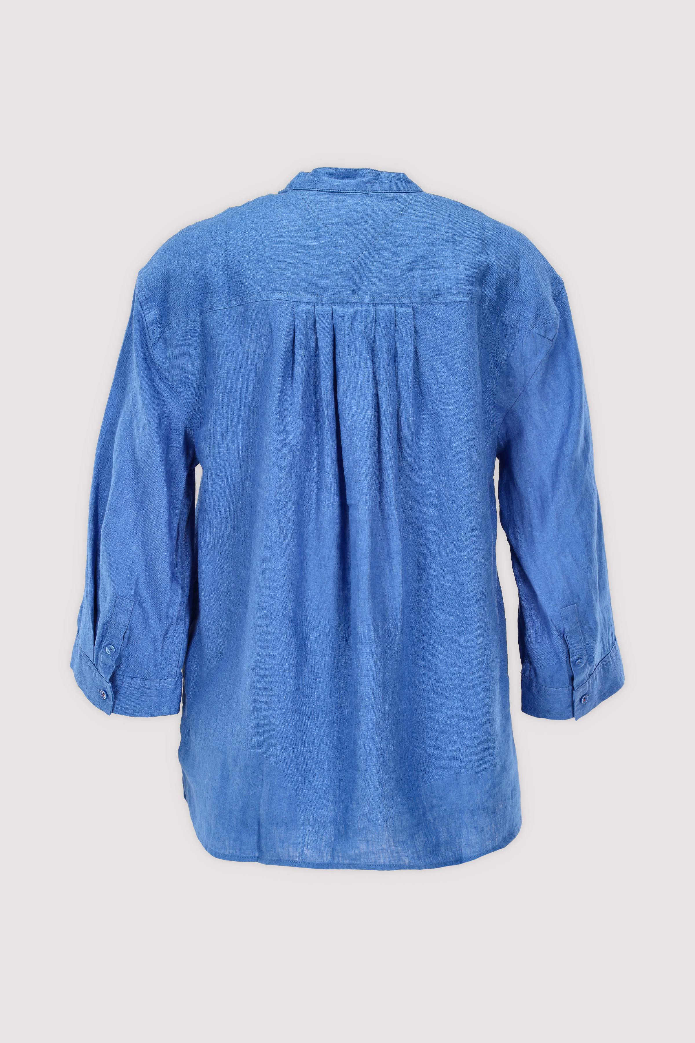 Tommy Hilfiger Leinenbluse Blau Damen
