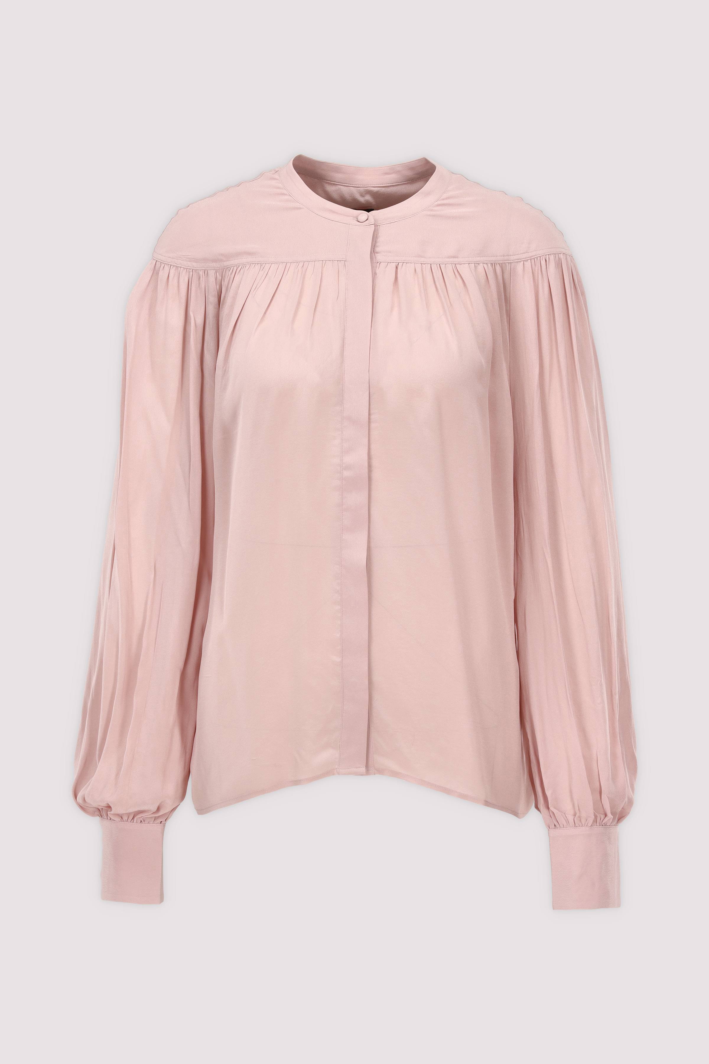 BOSS Damen Langarmbluse Open pink