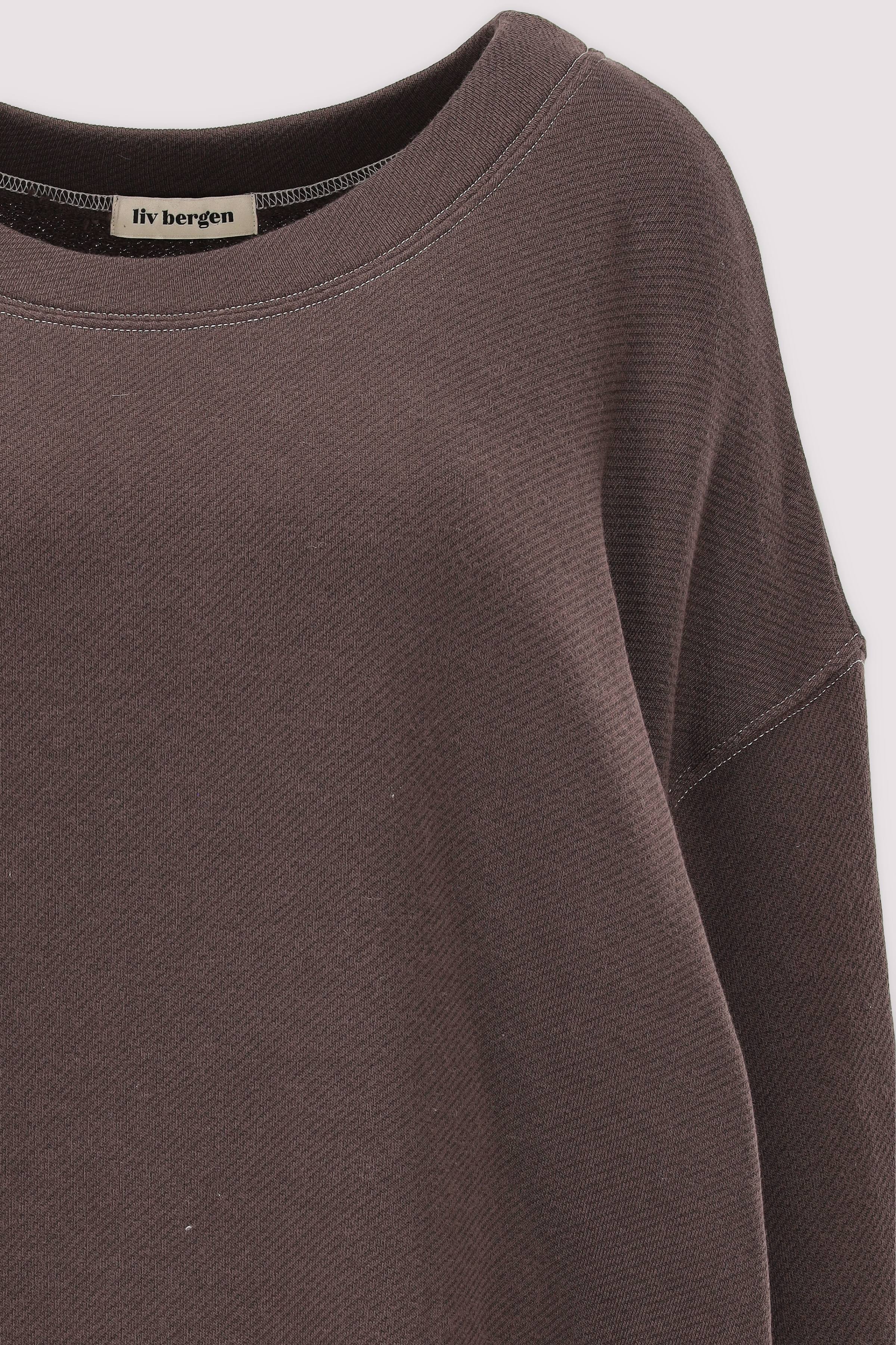 Liv Bergen - Liv Bergen Sweatshirt Espresso bequem