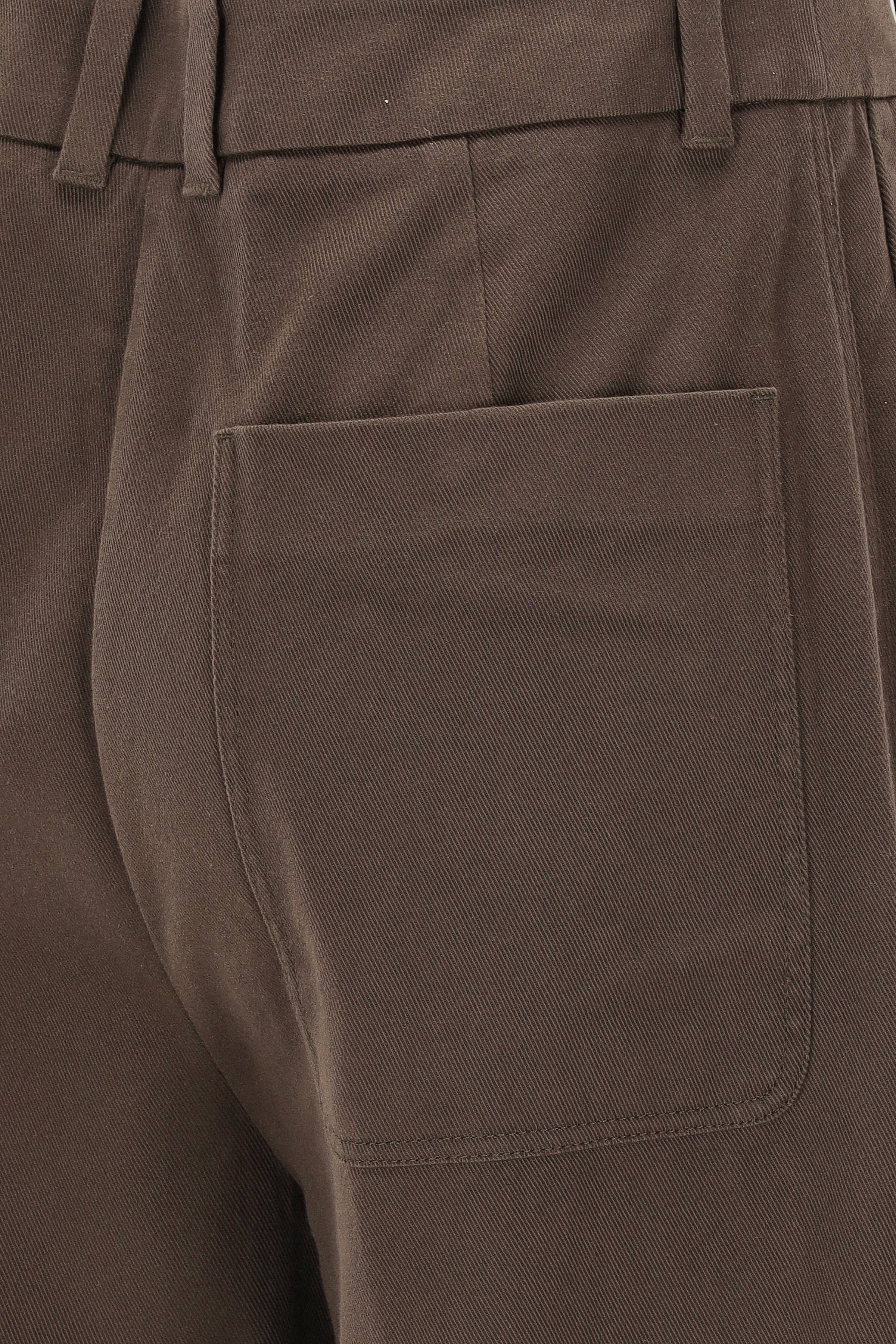 Marc O Polo Casual - Marc O'Polo Wide-Leg-Hose Mossy earth