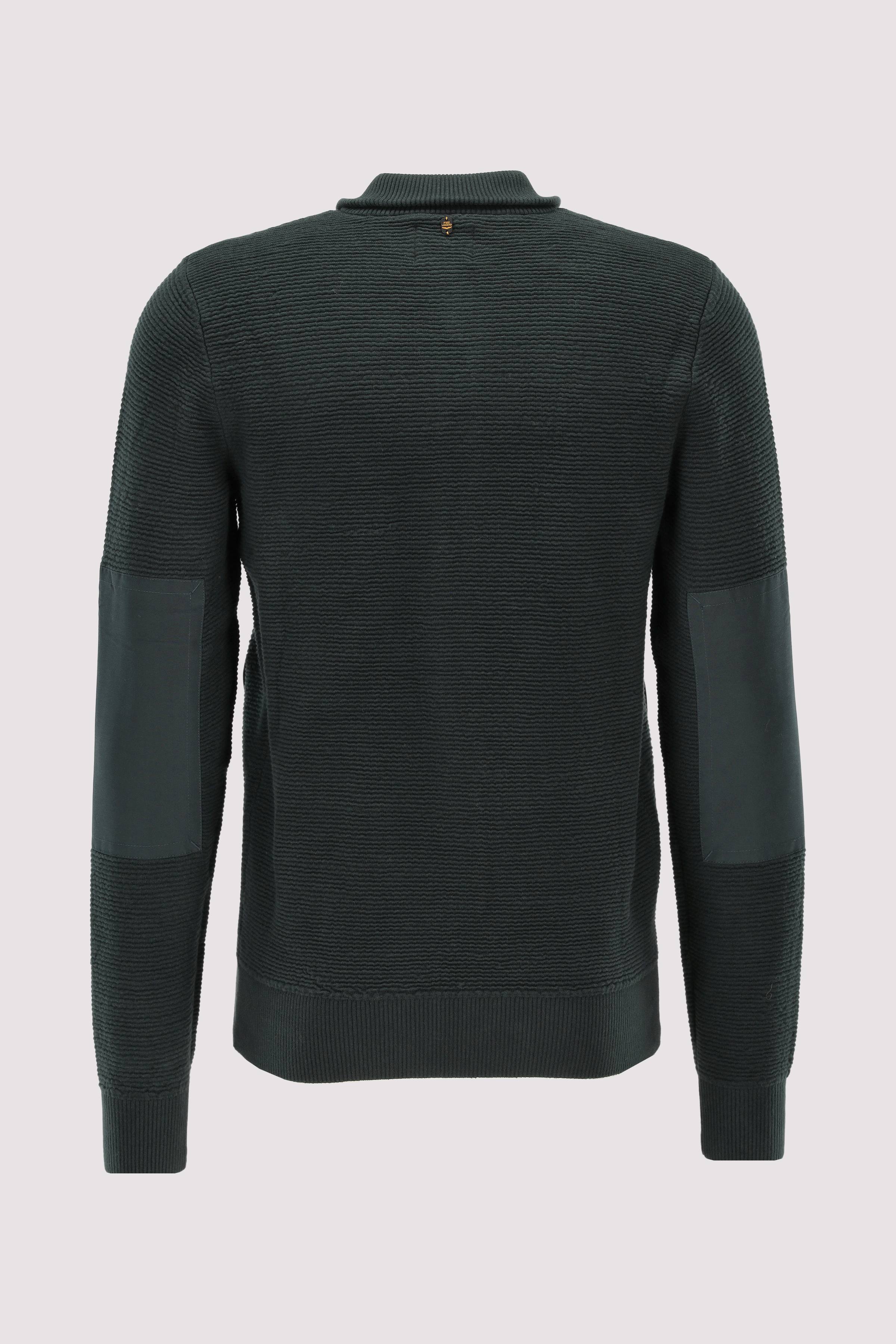 Zip jacket texture yarn