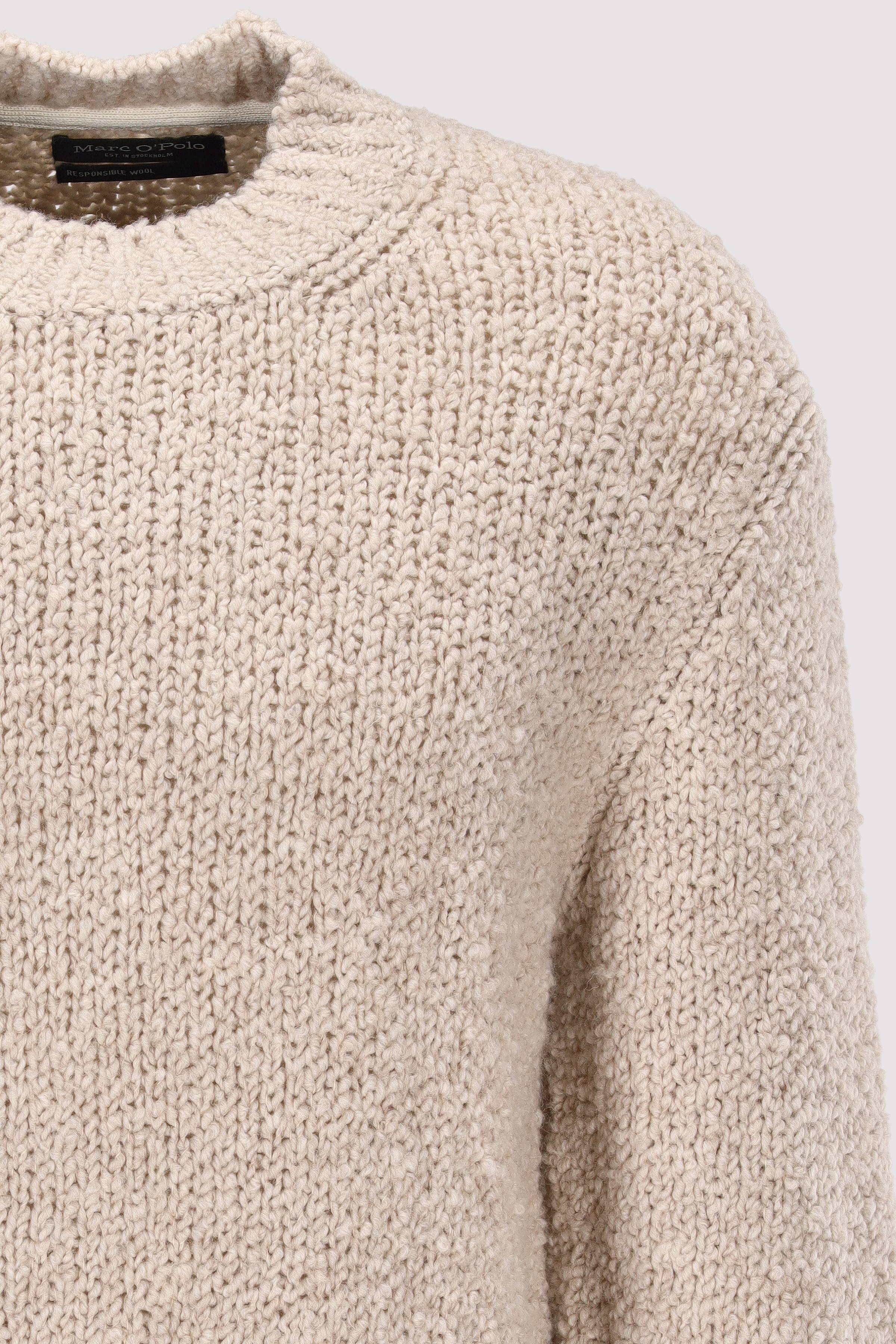 Marc O Polo Casual - Marc O'Polo Rundhalspullover beige warm