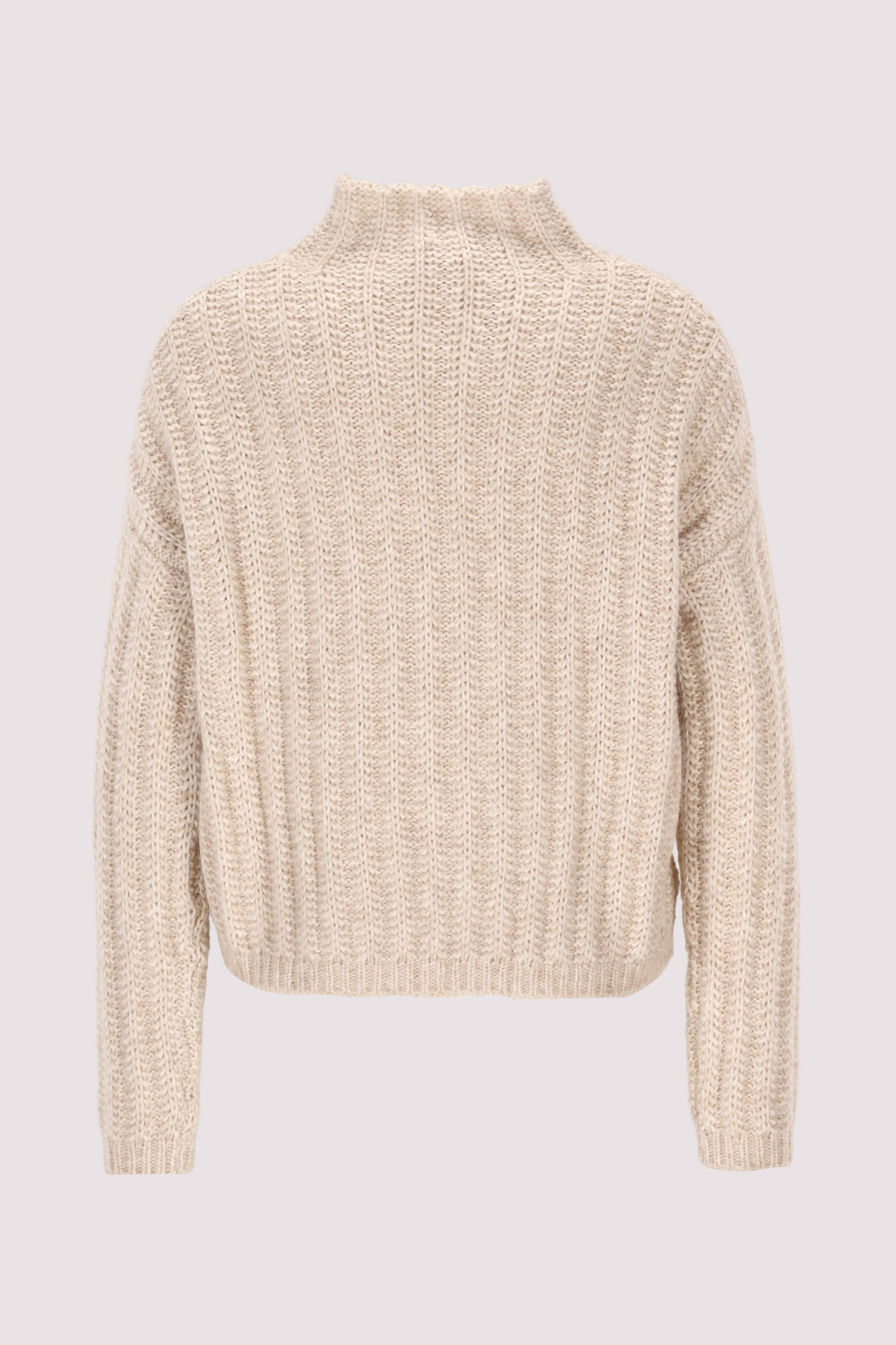 HUGO Rollkragenpullover open white