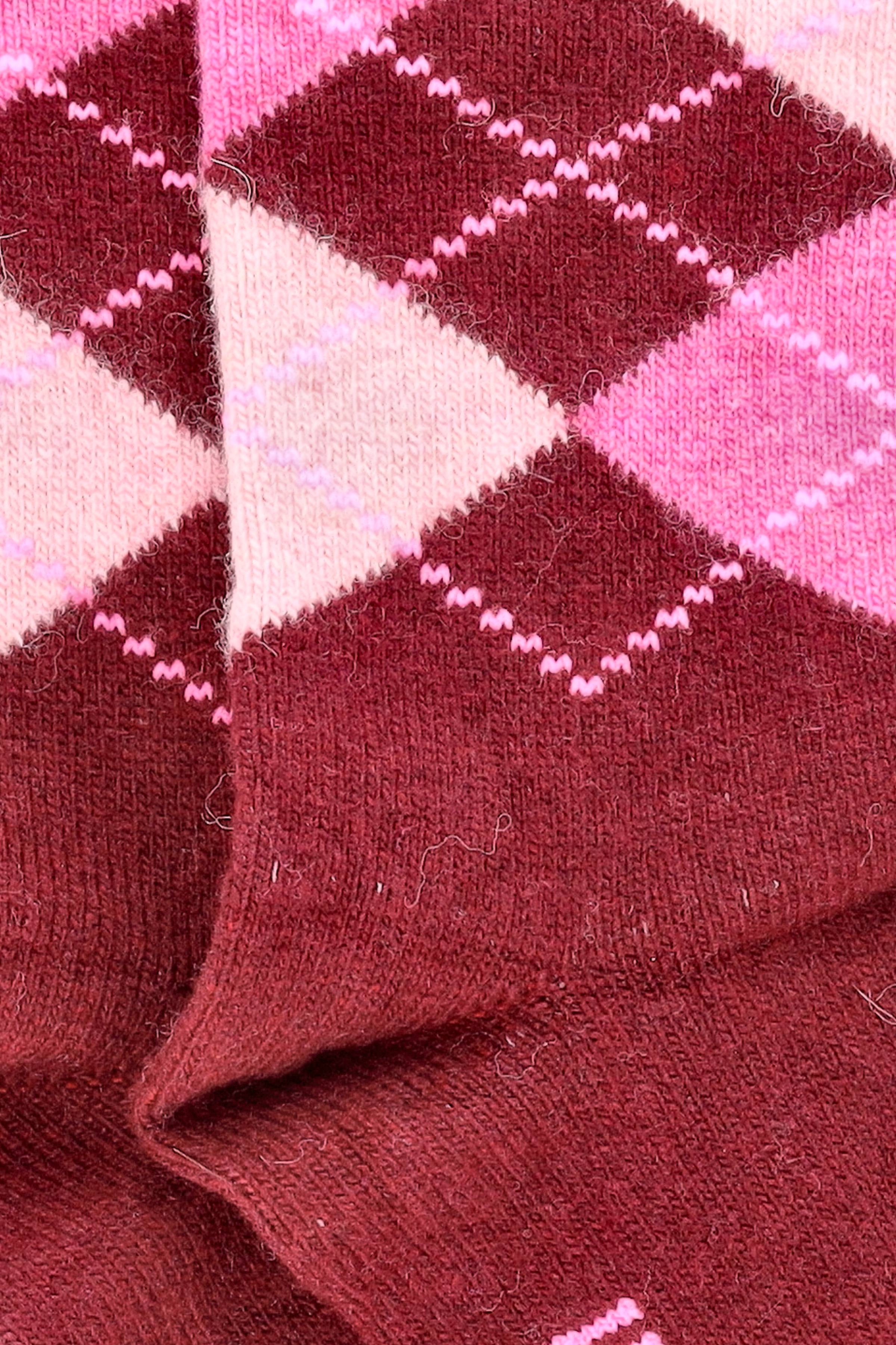 Kurze Damensocke Bordeaux
