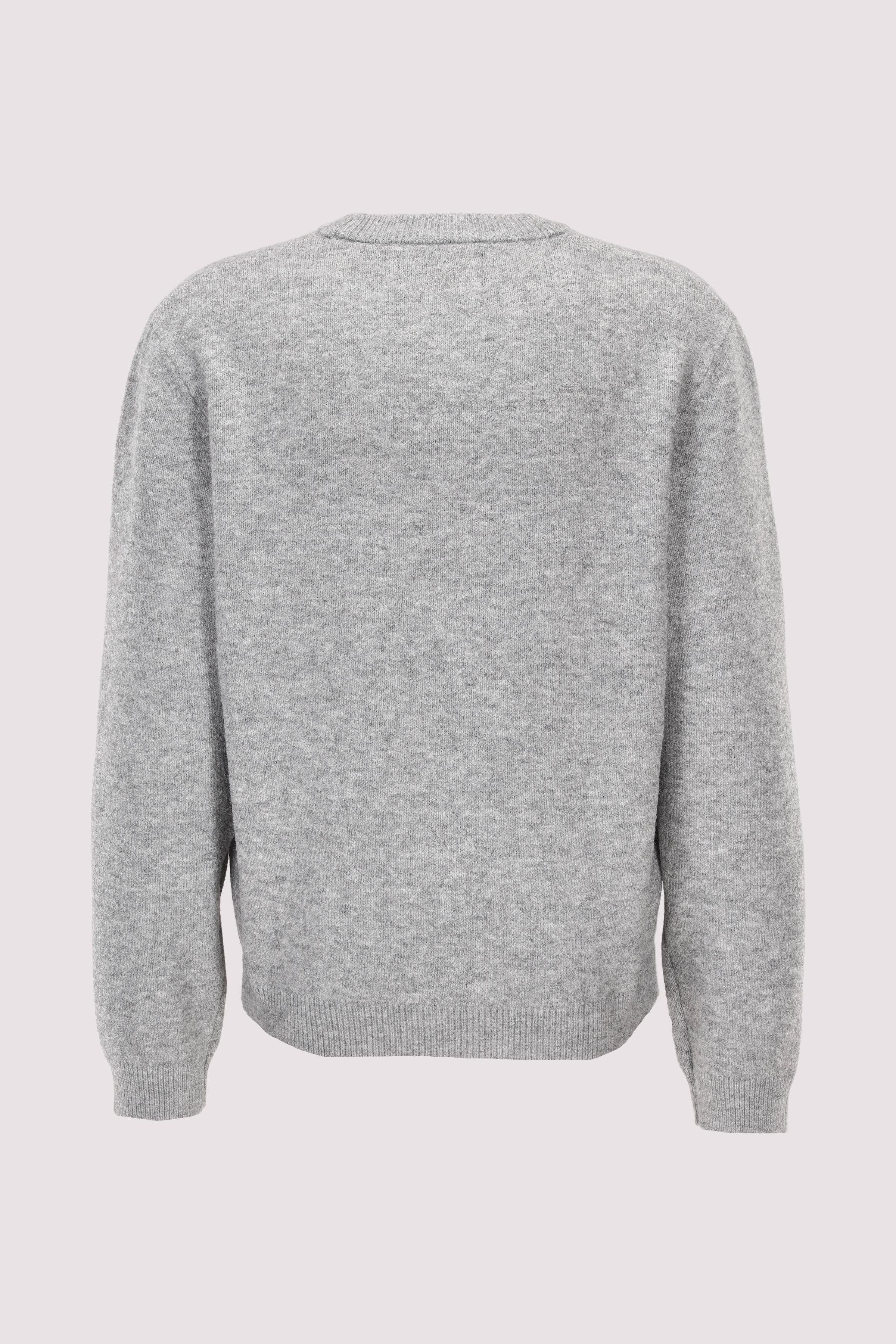 Jack and Jones Rundhalspullover Grau