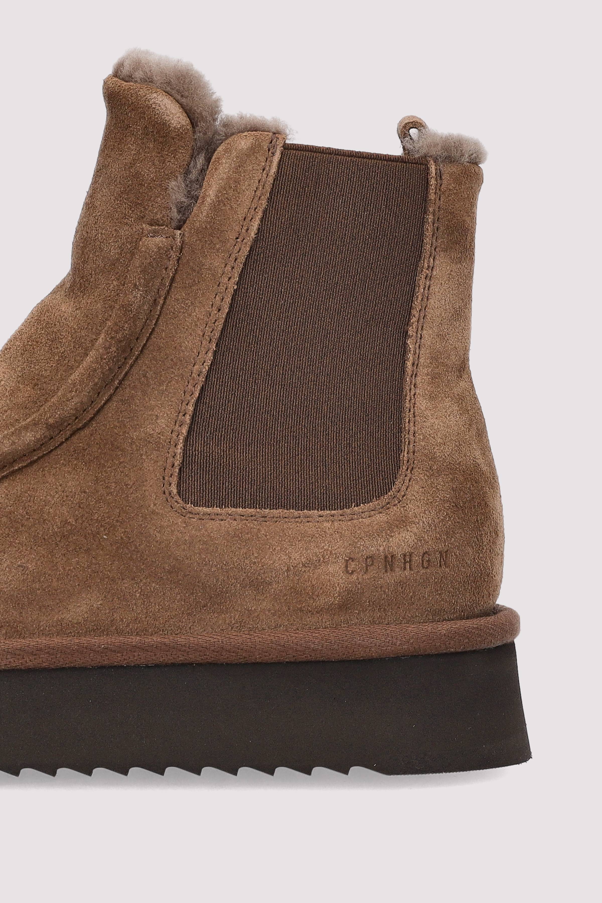 Copenhagen Damen-Boot Suede Mokka