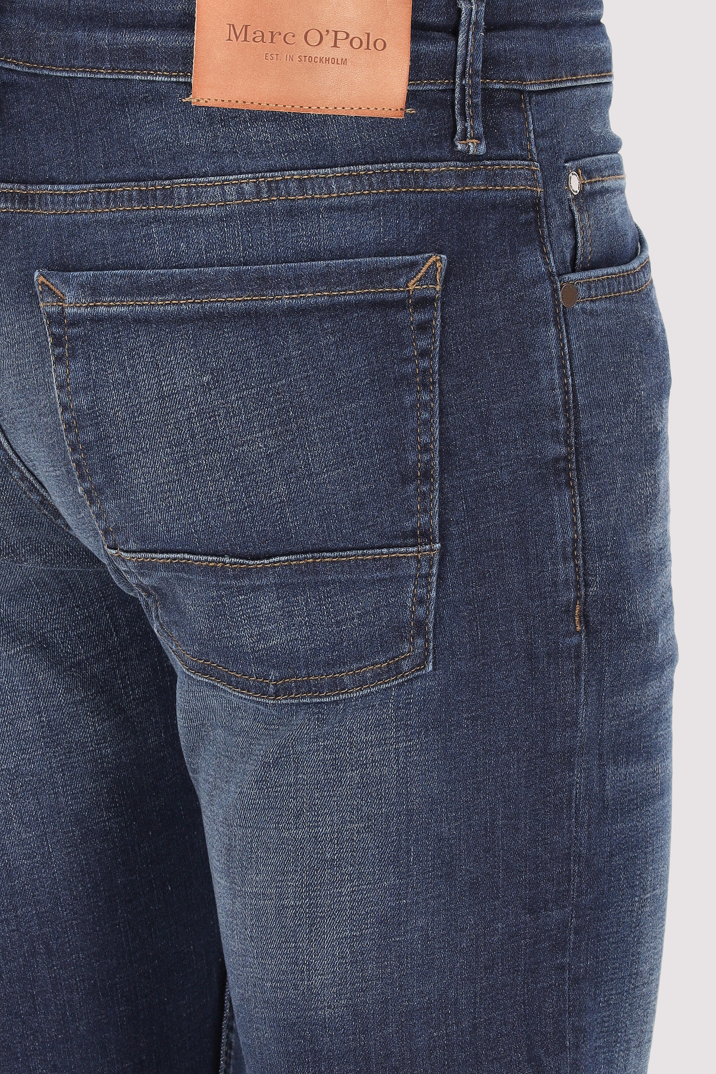 Marc O´Polo International - Denim trousers, shaped fit, sh