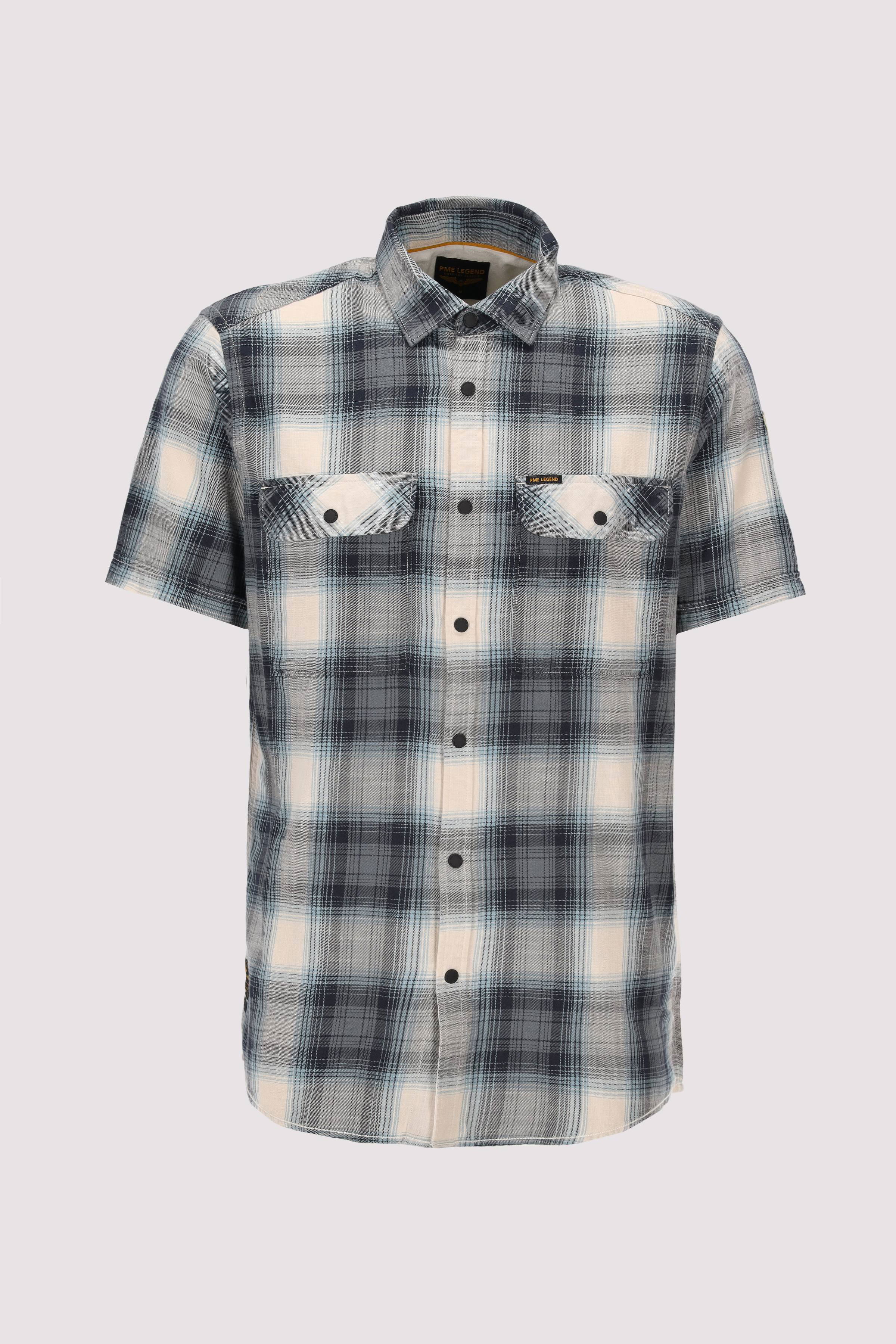 Short Sleeve Shirt Slub Weave 