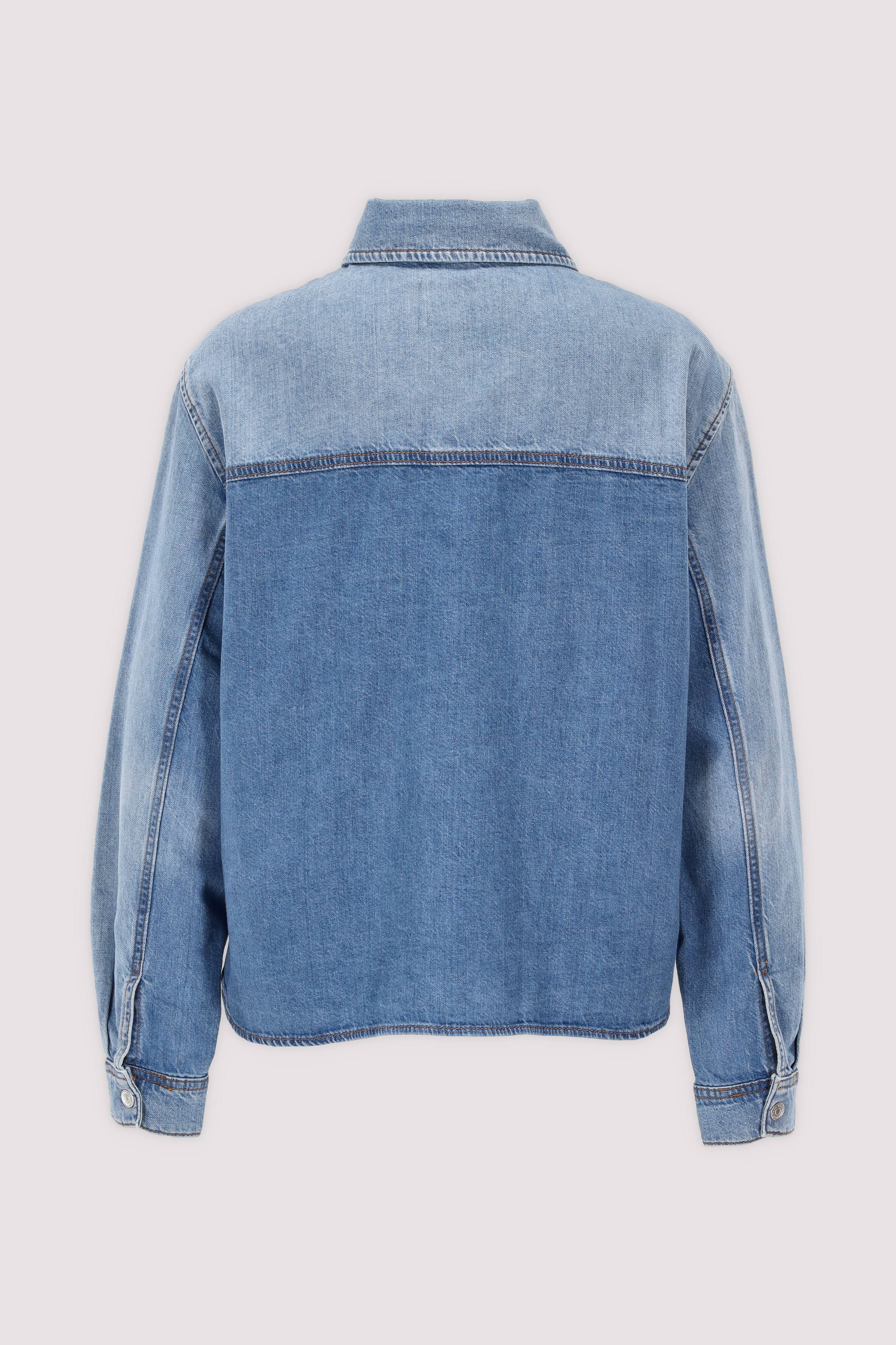 Denim Blouses Longsleeve, Patc