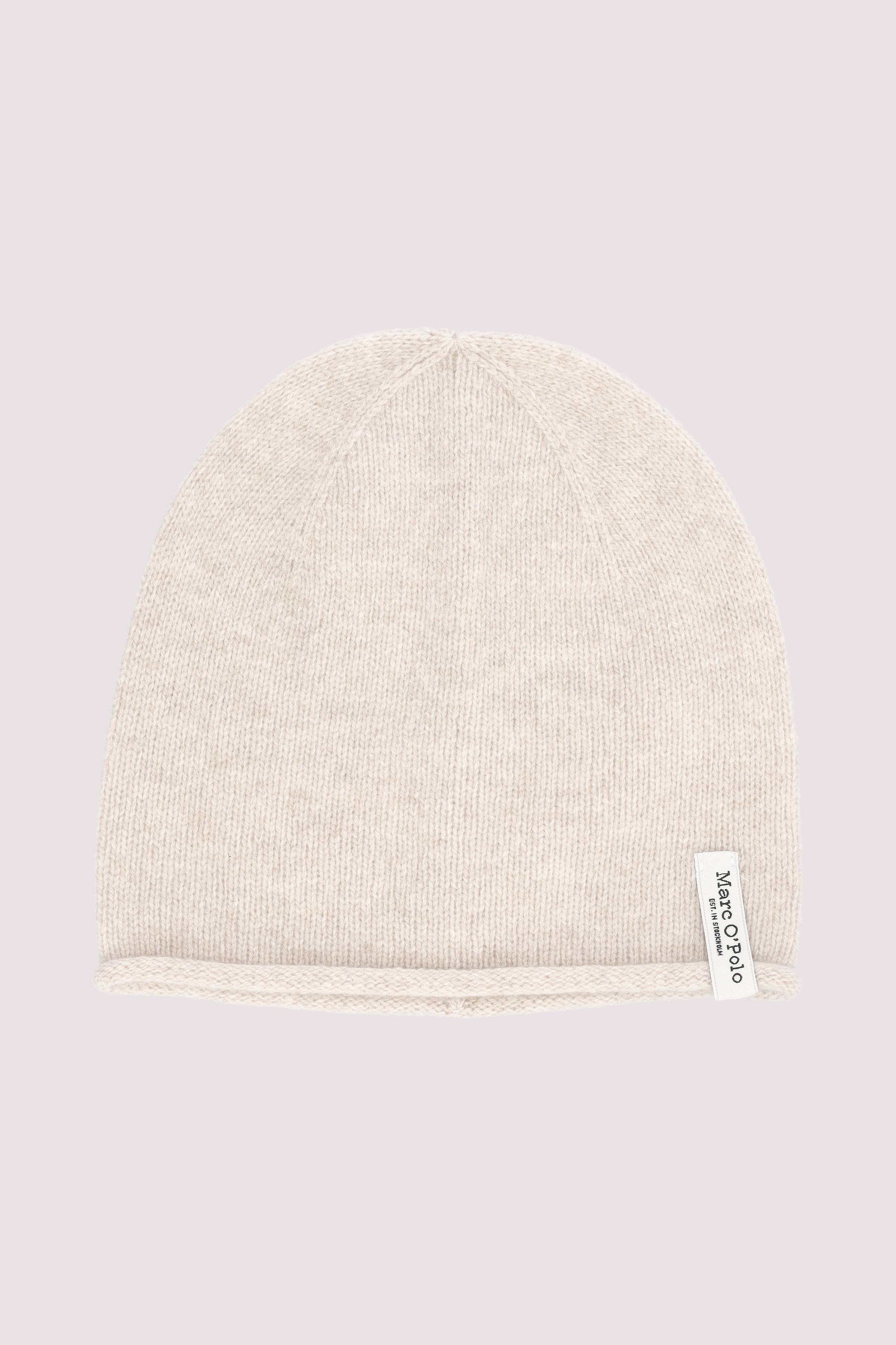 Marc O'Polo Damenmütze beige, wärmend