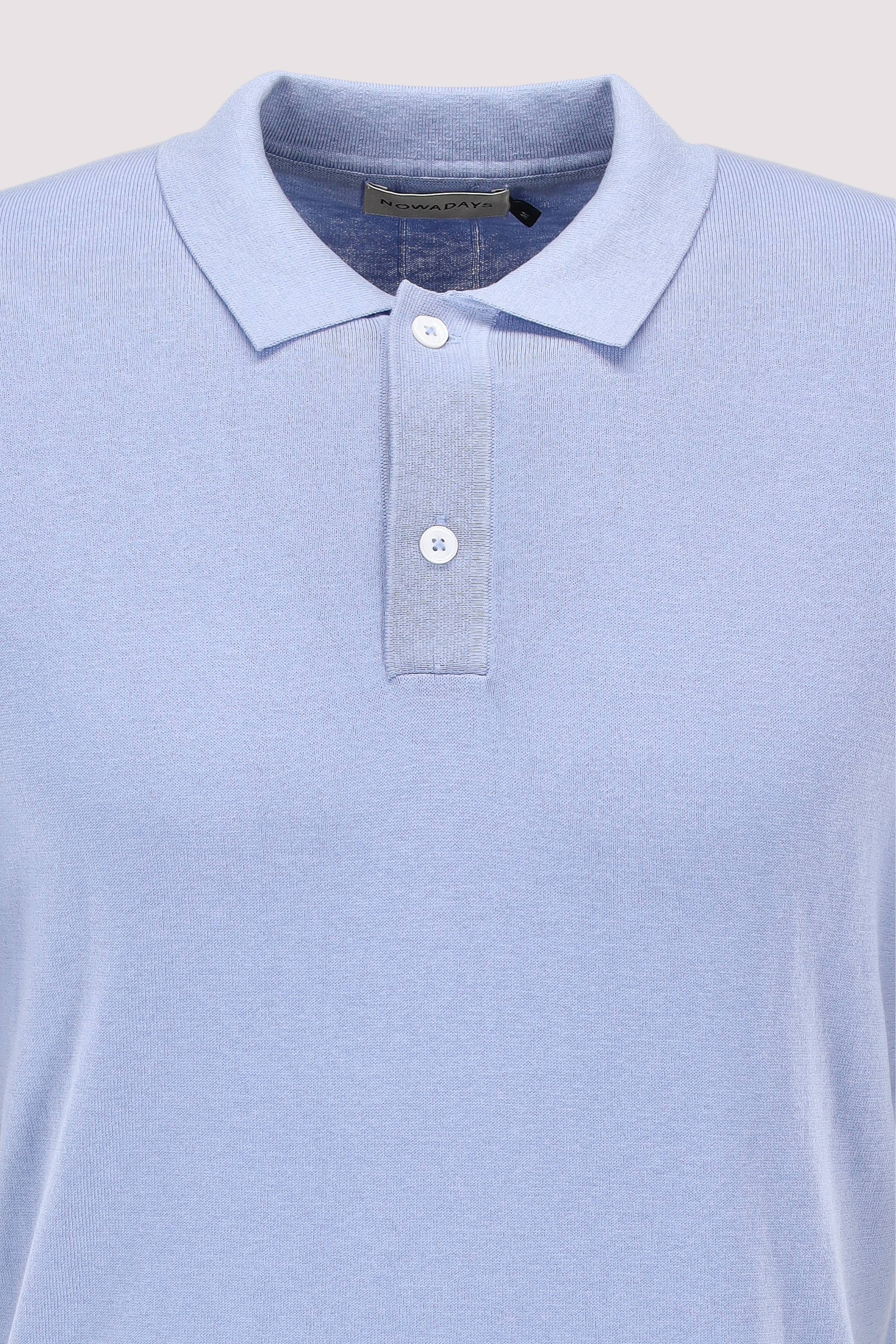 NOWADAYS - knitted silk polo NOWADAYS - knitted silk polo